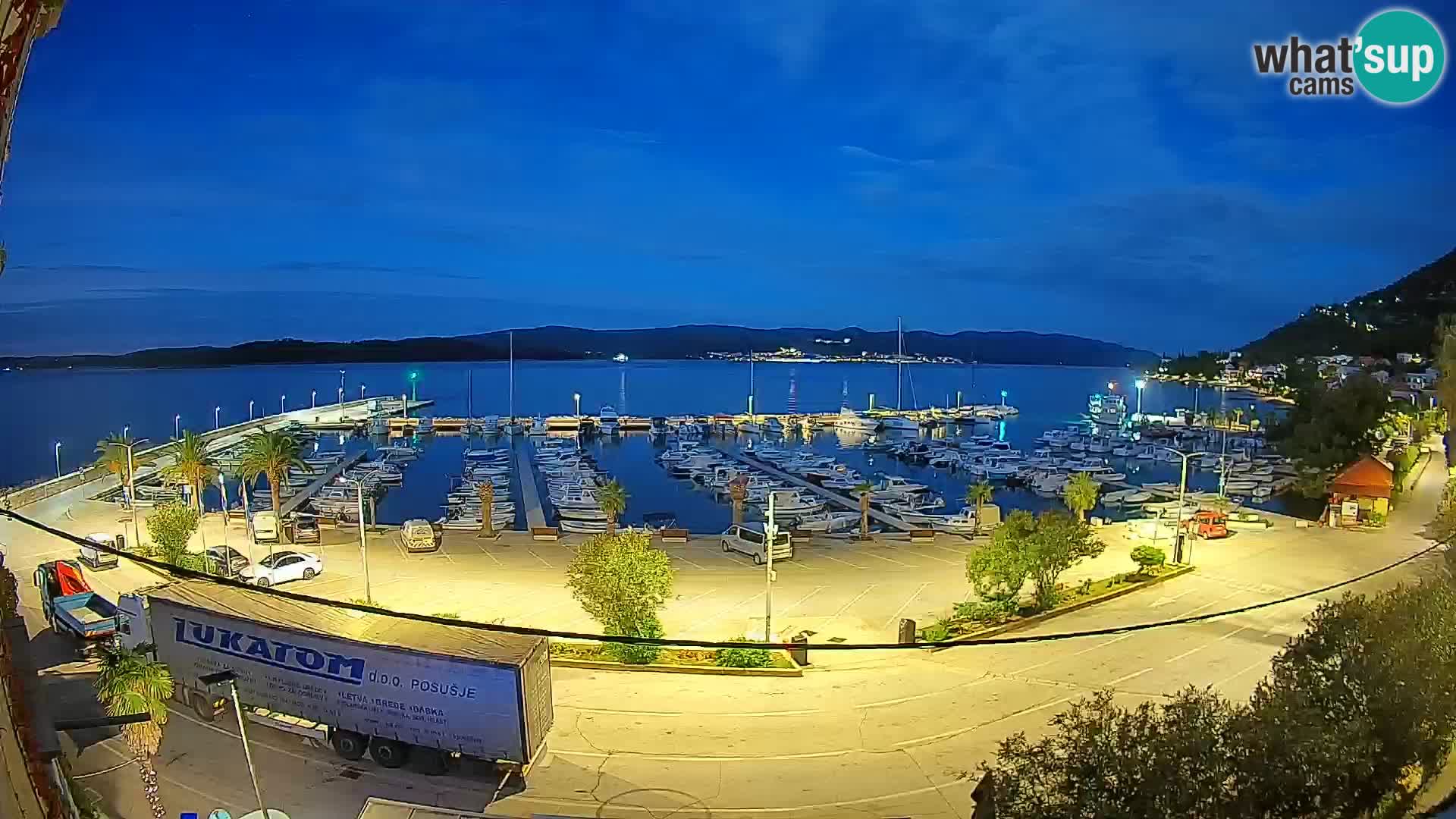 Webcam Orebić Riva – Ferry to Korčula Live