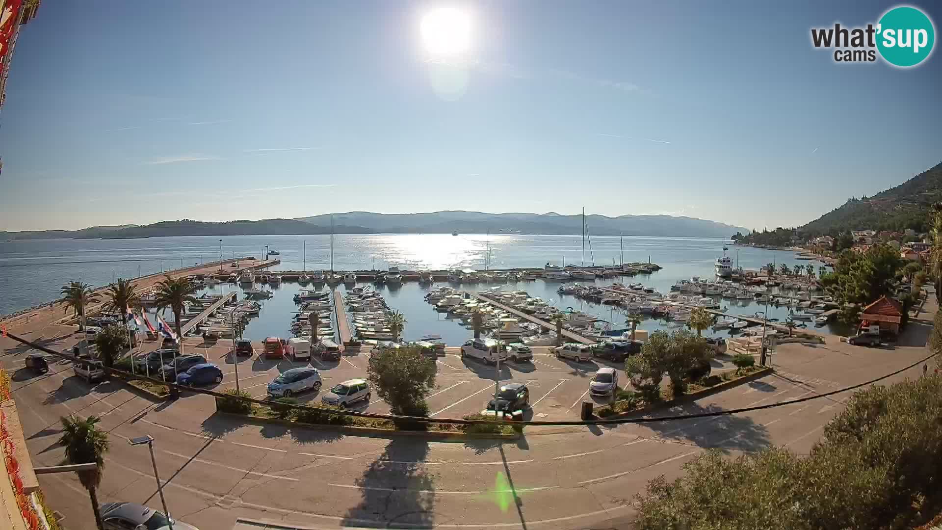 Web kamera Orebić Riva – Trajekt za Korčulu uživo