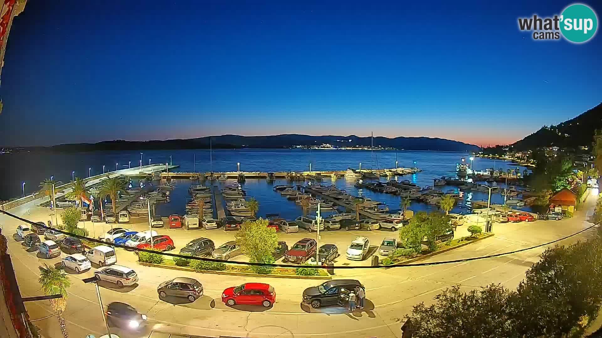 Webcam Orebić Riva – Ferry a Korčula en vivo