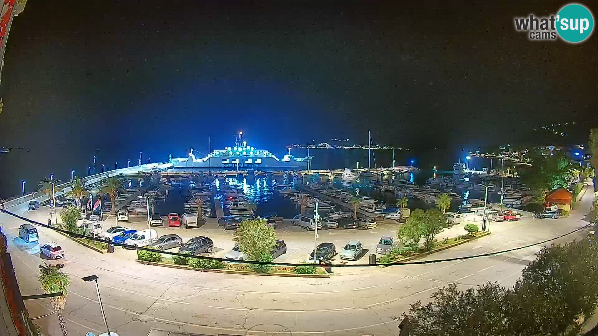 Webcam Orebić Riva – Ferry vers Korčula en direct