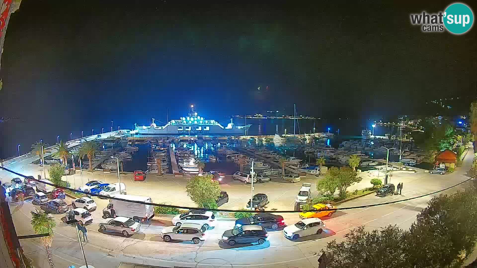 Webcam Orebić Uferpromenade – Fähre nach Korčula Live