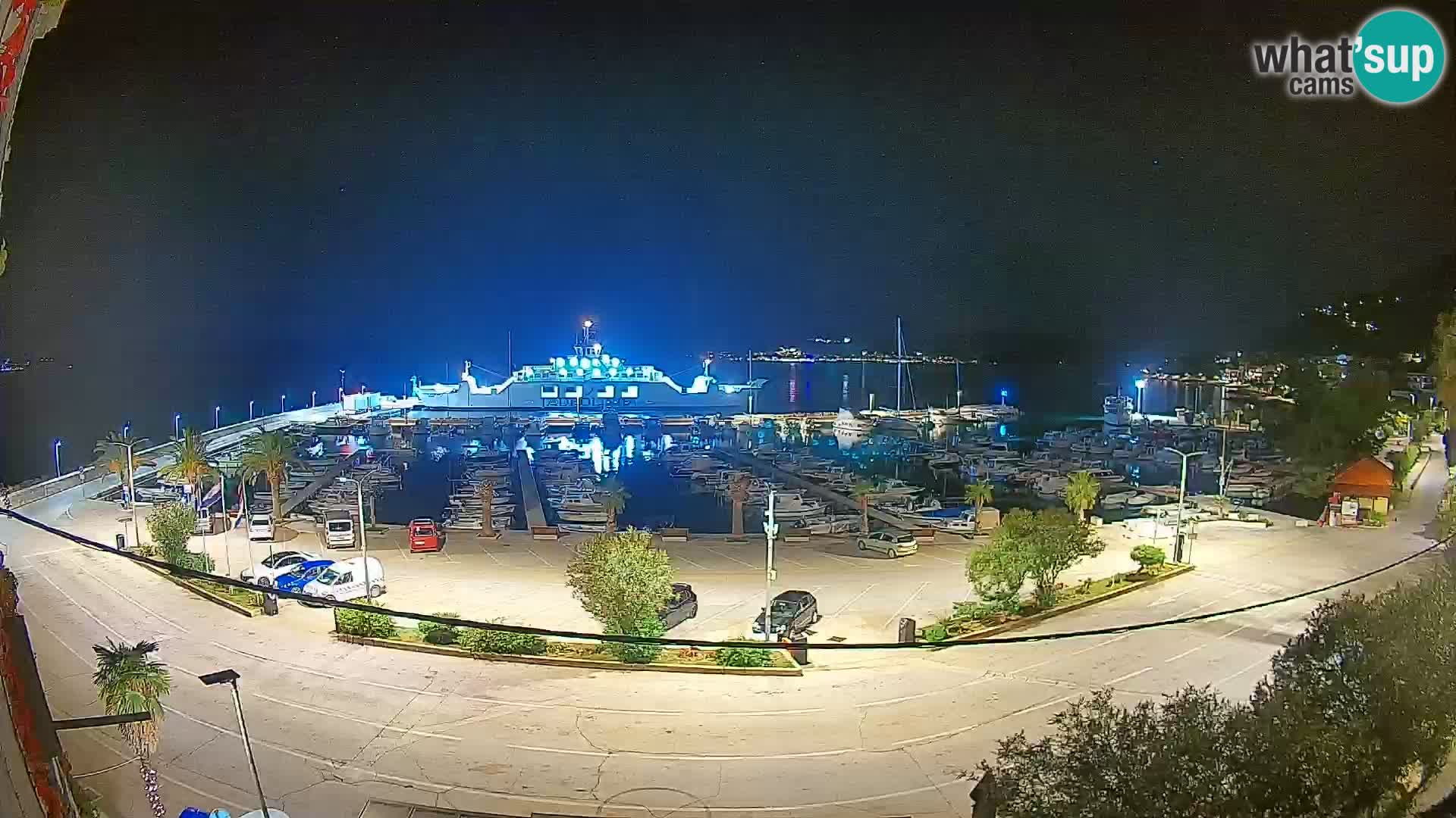 Webcam Orebić Riva – Ferry a Korčula en vivo
