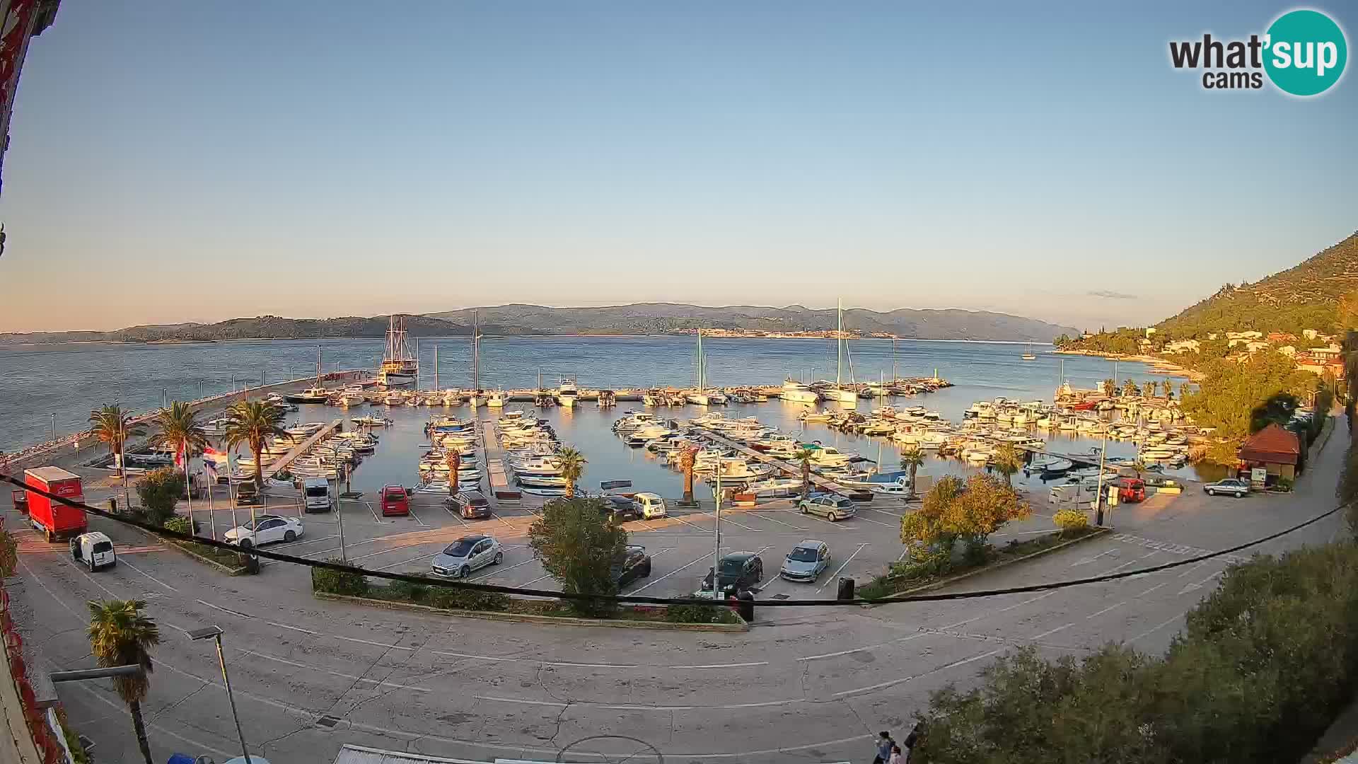 Webcam Orebić Riva – Ferry vers Korčula en direct