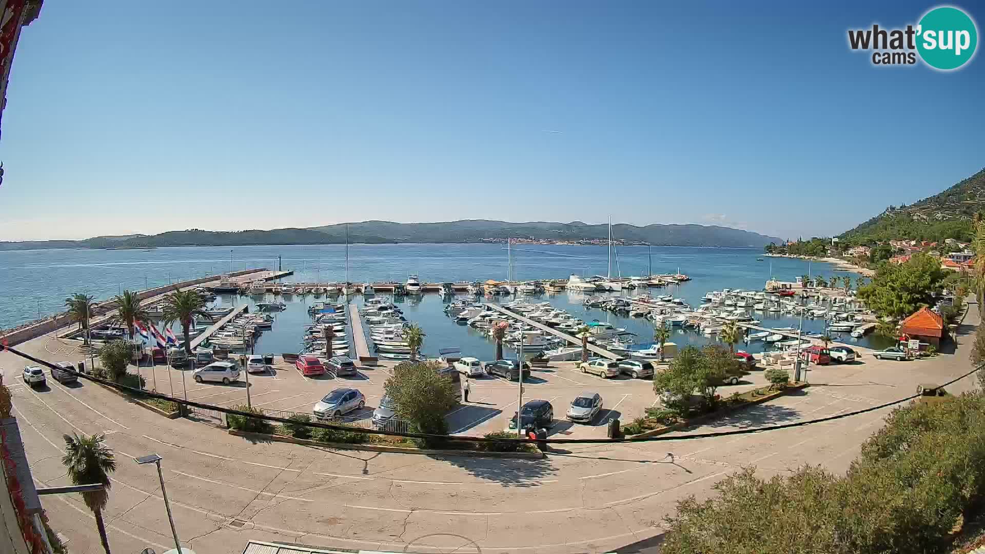 Webcam Orebić Riva – Ferry vers Korčula en direct