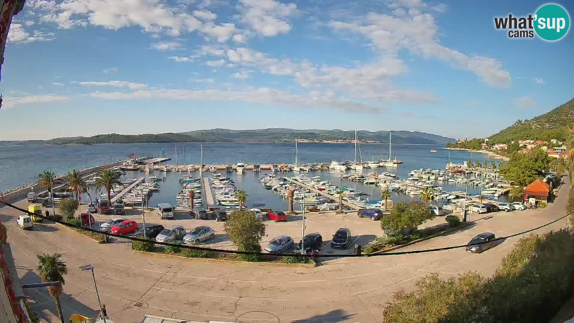 Webcam Orebić Riva – Ferry to Korčula Live