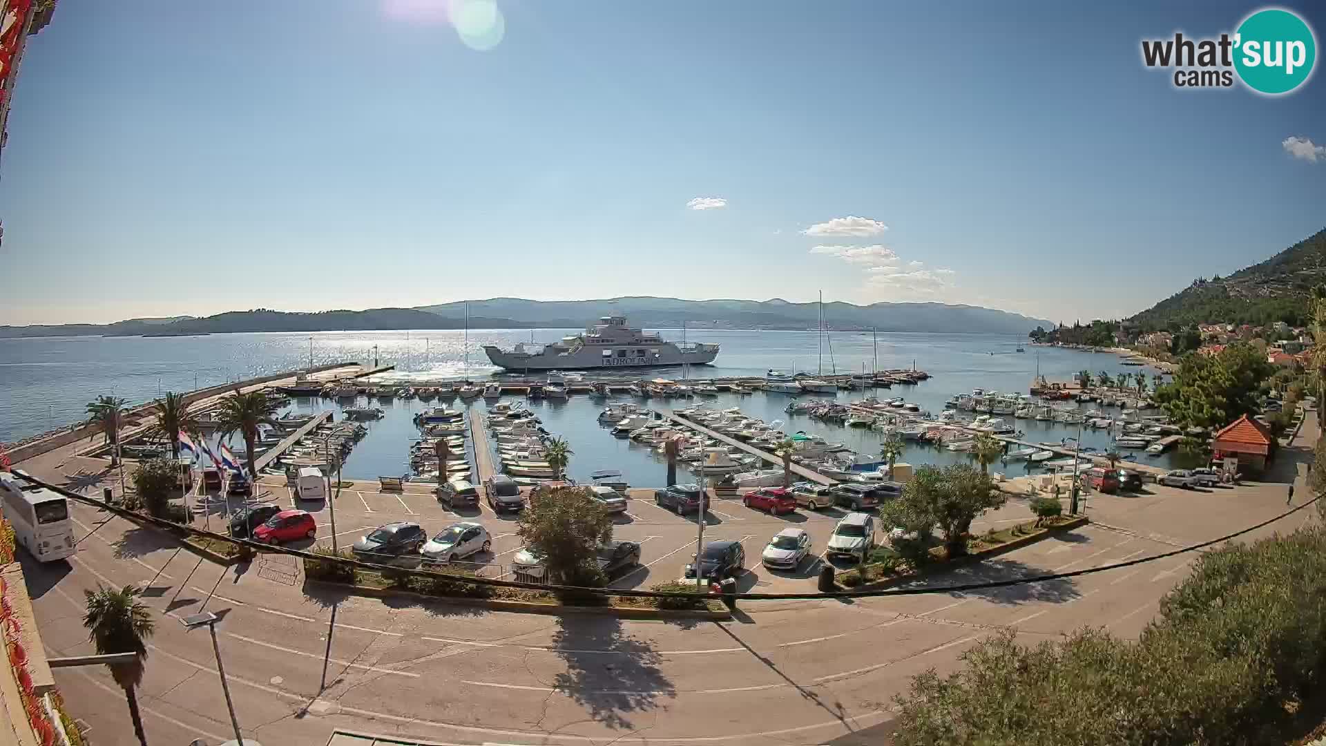 Webcam Sabbioncello Riva – Traghetto per Curzola in diretta