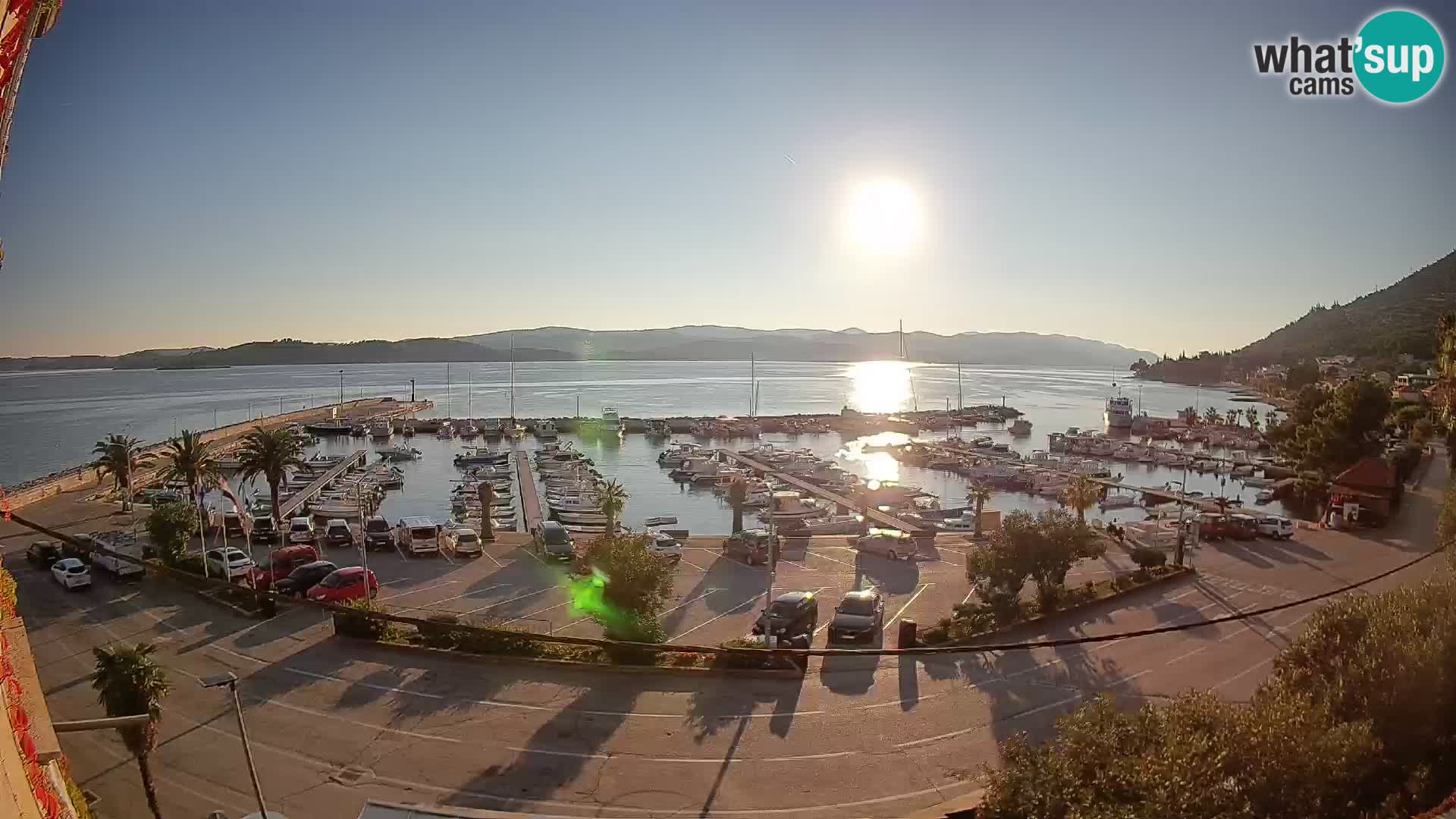 Webcam Orebić Riva – Ferry to Korčula Live