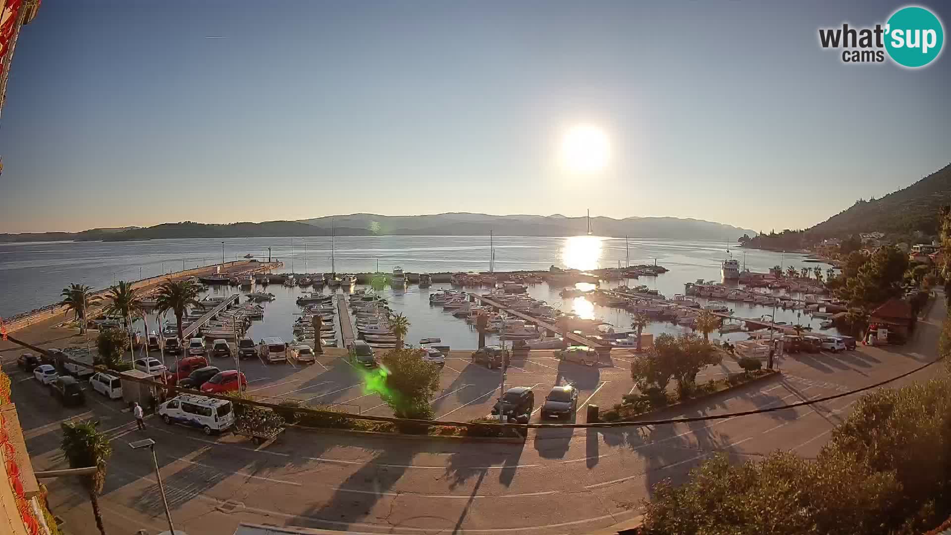 Webcam Orebić Riva – Ferry to Korčula Live
