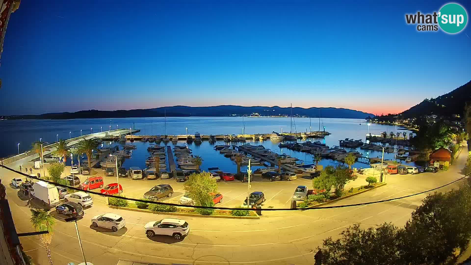 Webcam Orebić Uferpromenade – Fähre nach Korčula Live