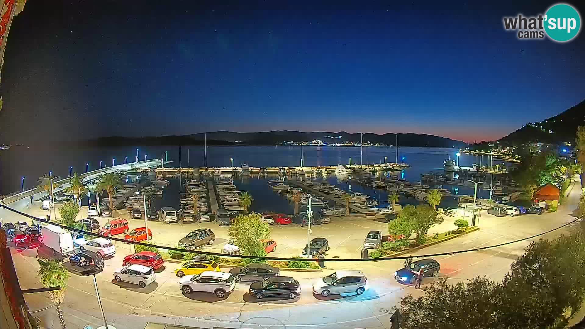 Webcam Orebić Riva – Ferry to Korčula Live
