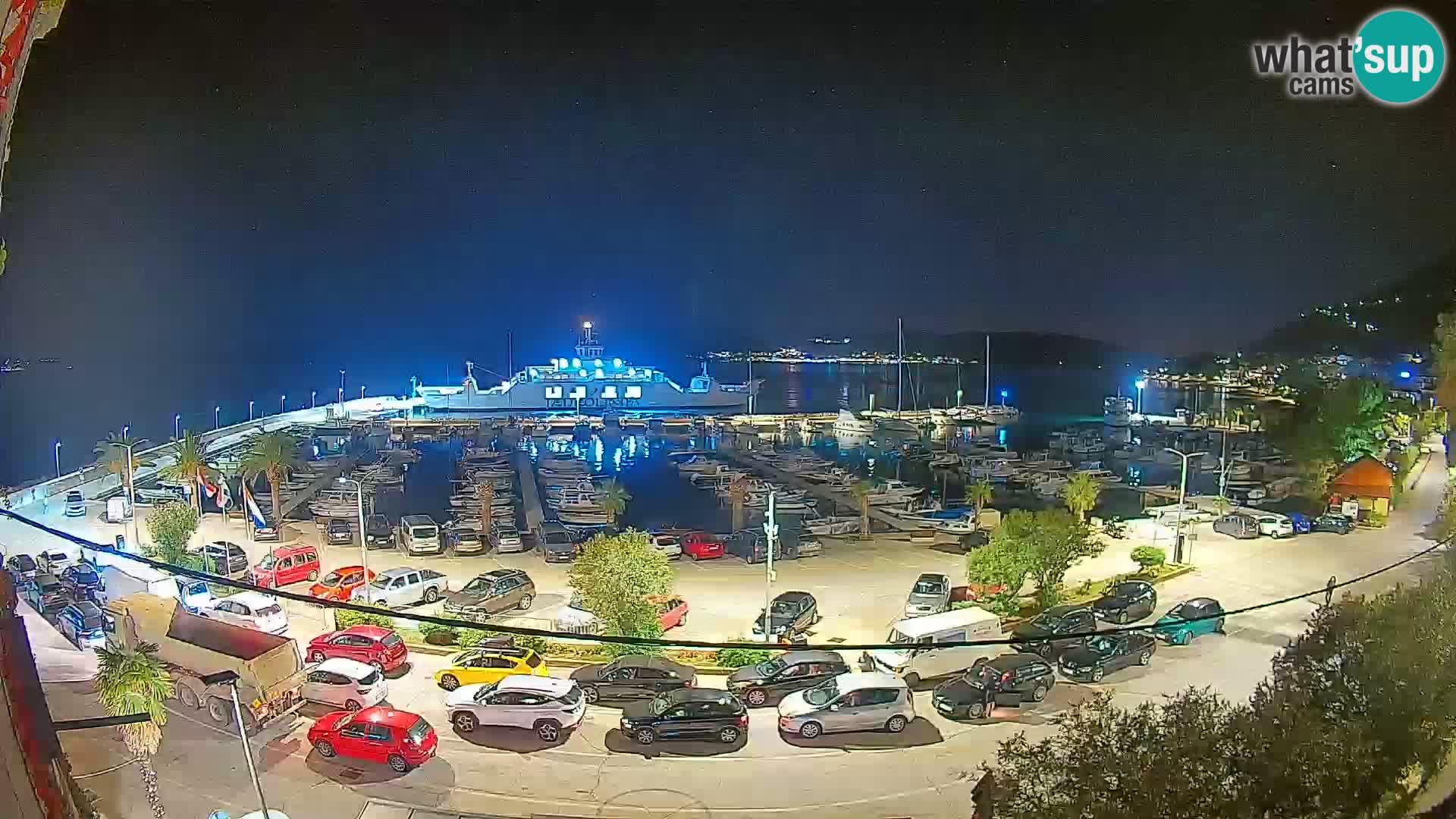 Webcam Orebić Riva – Ferry vers Korčula en direct