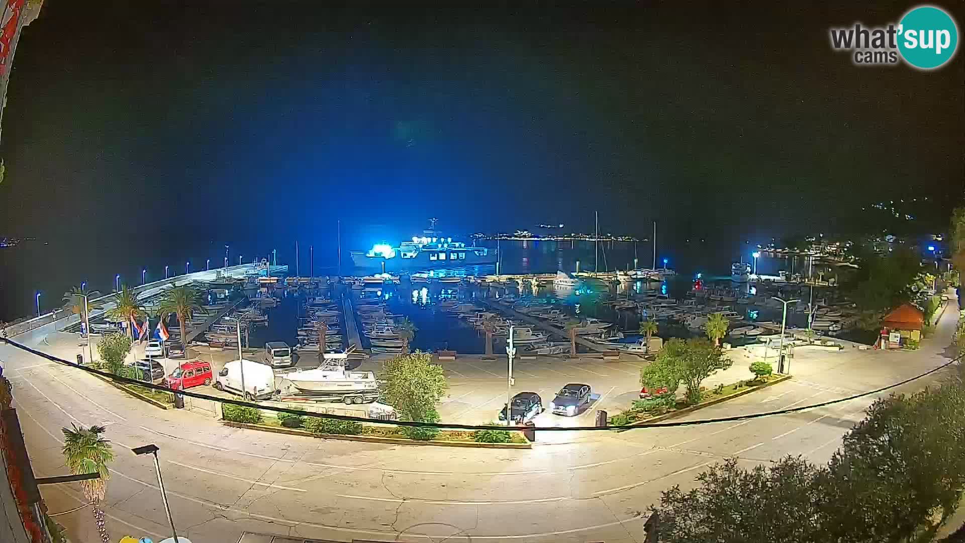 Webcam Orebić Riva – Ferry a Korčula en vivo
