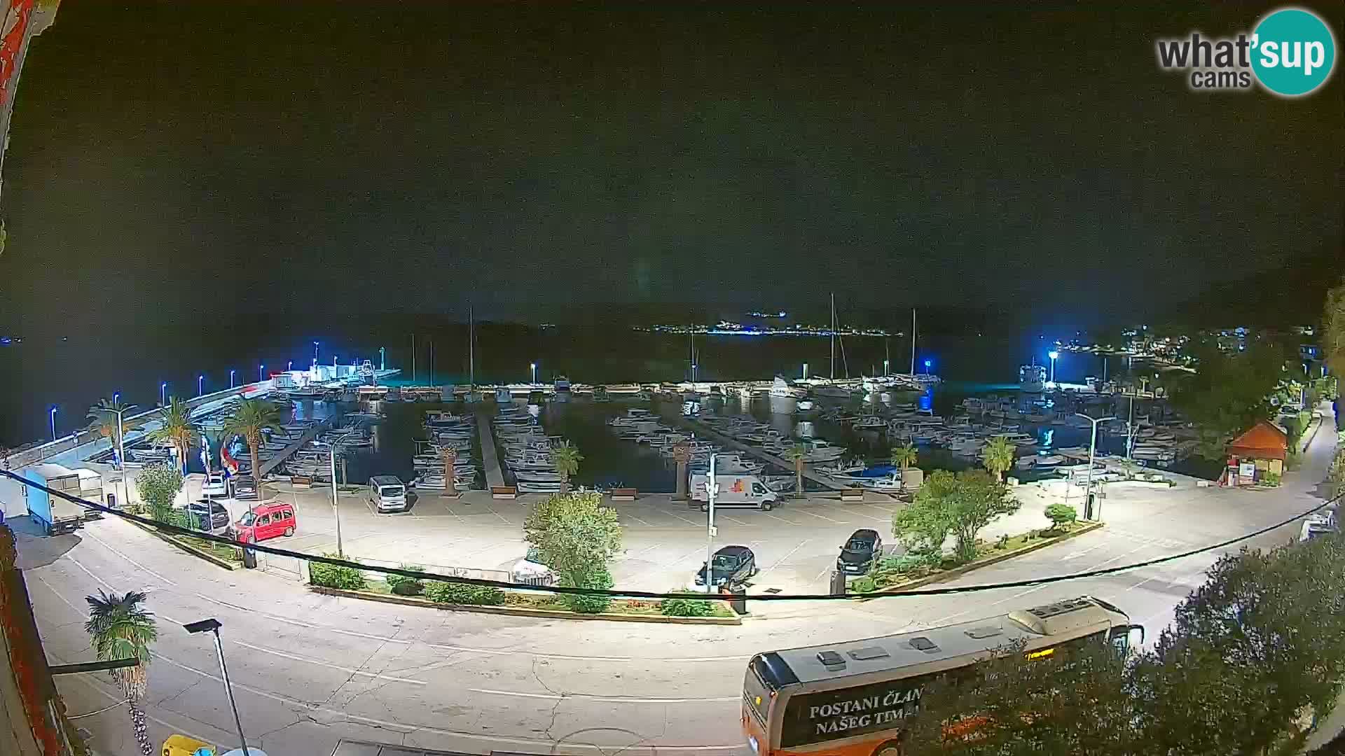 Webcam Orebić Riva – Ferry vers Korčula en direct