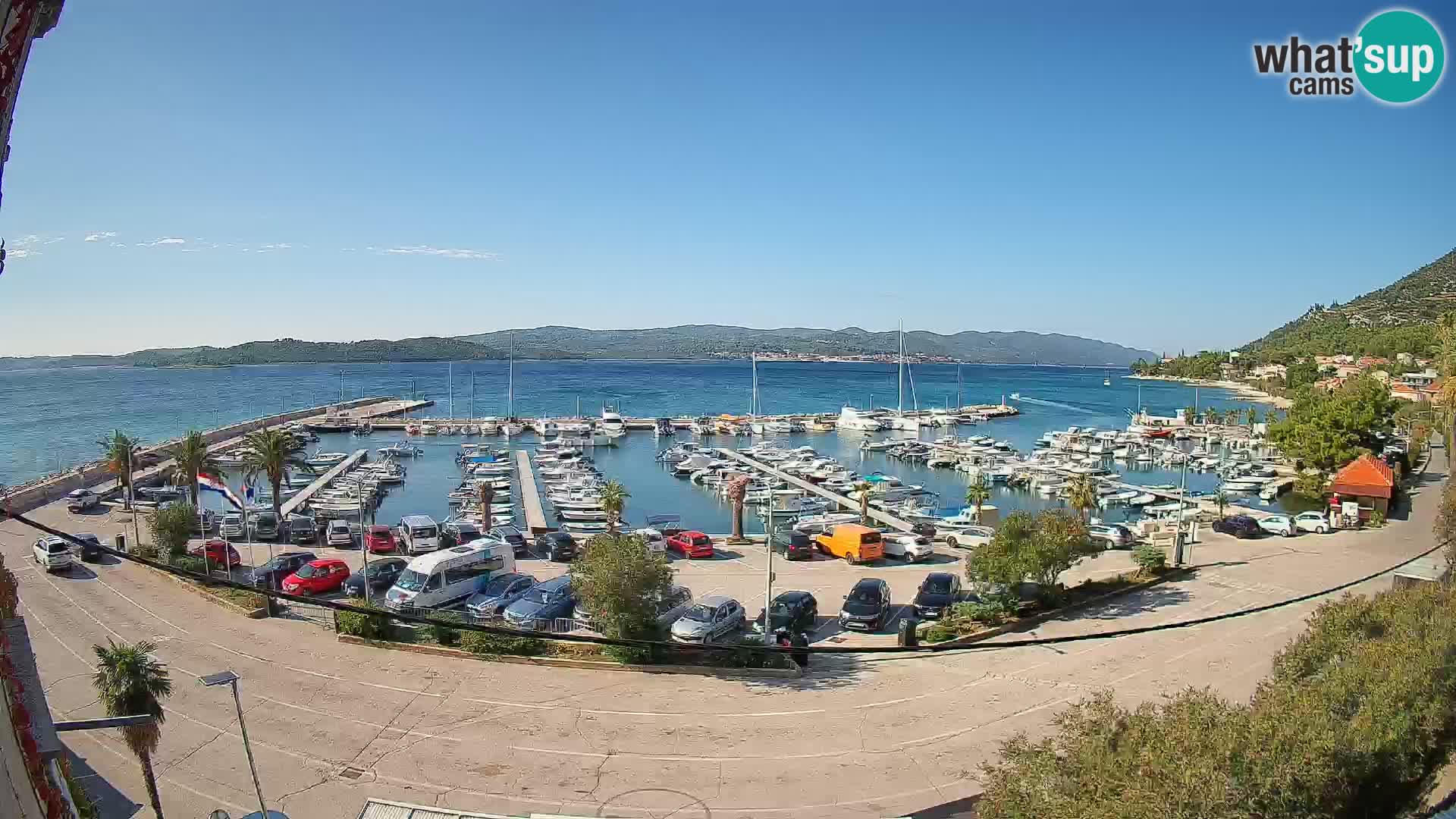 Webcam Orebić Riva – Ferry vers Korčula en direct