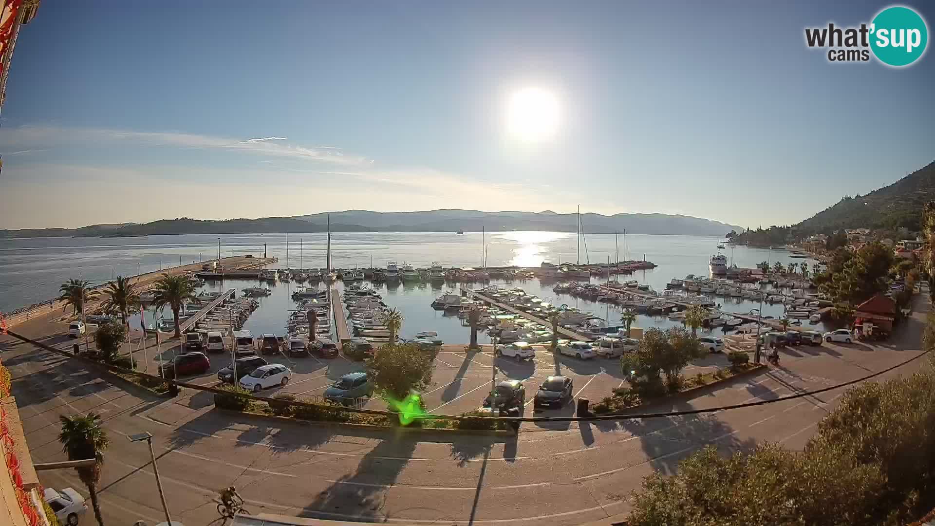 Webcam Orebić Riva – Ferry to Korčula Live