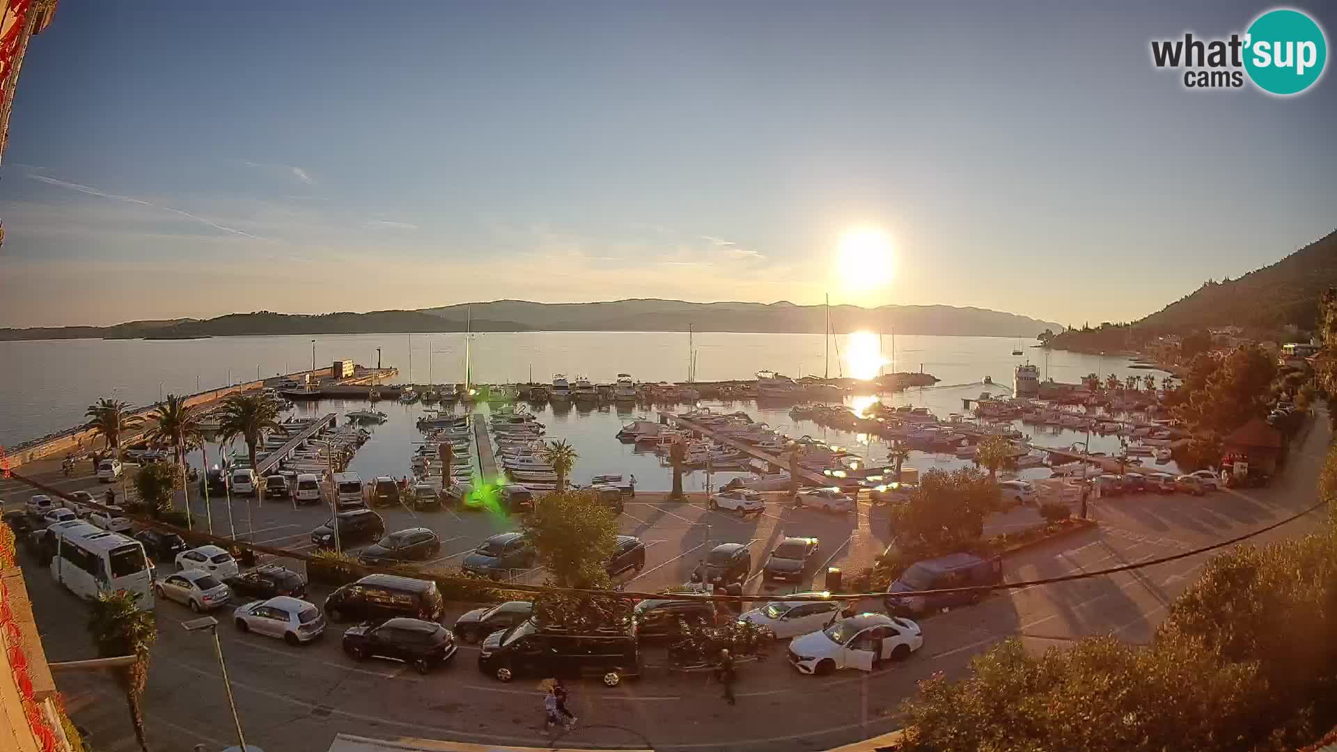 Webcam Orebić Riva – Ferry vers Korčula en direct