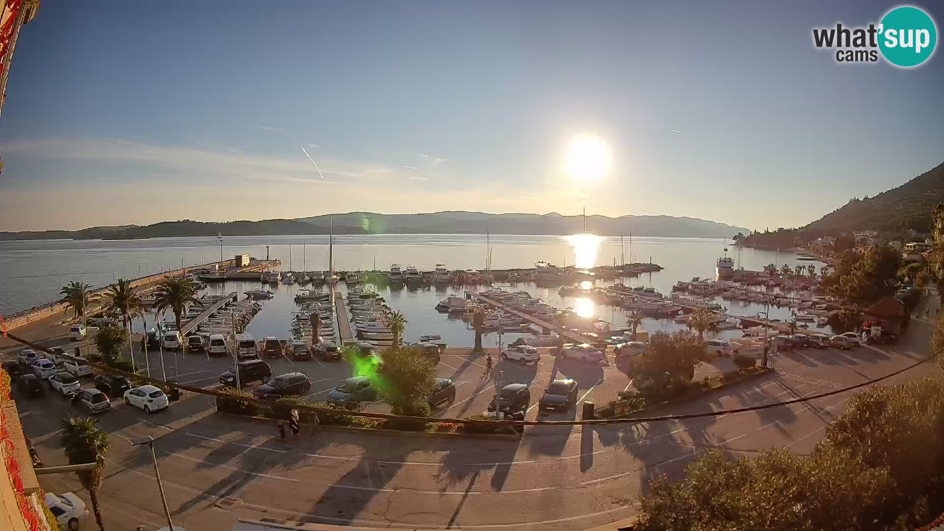 Web kamera Orebić Riva – Trajekt za Korčulu uživo