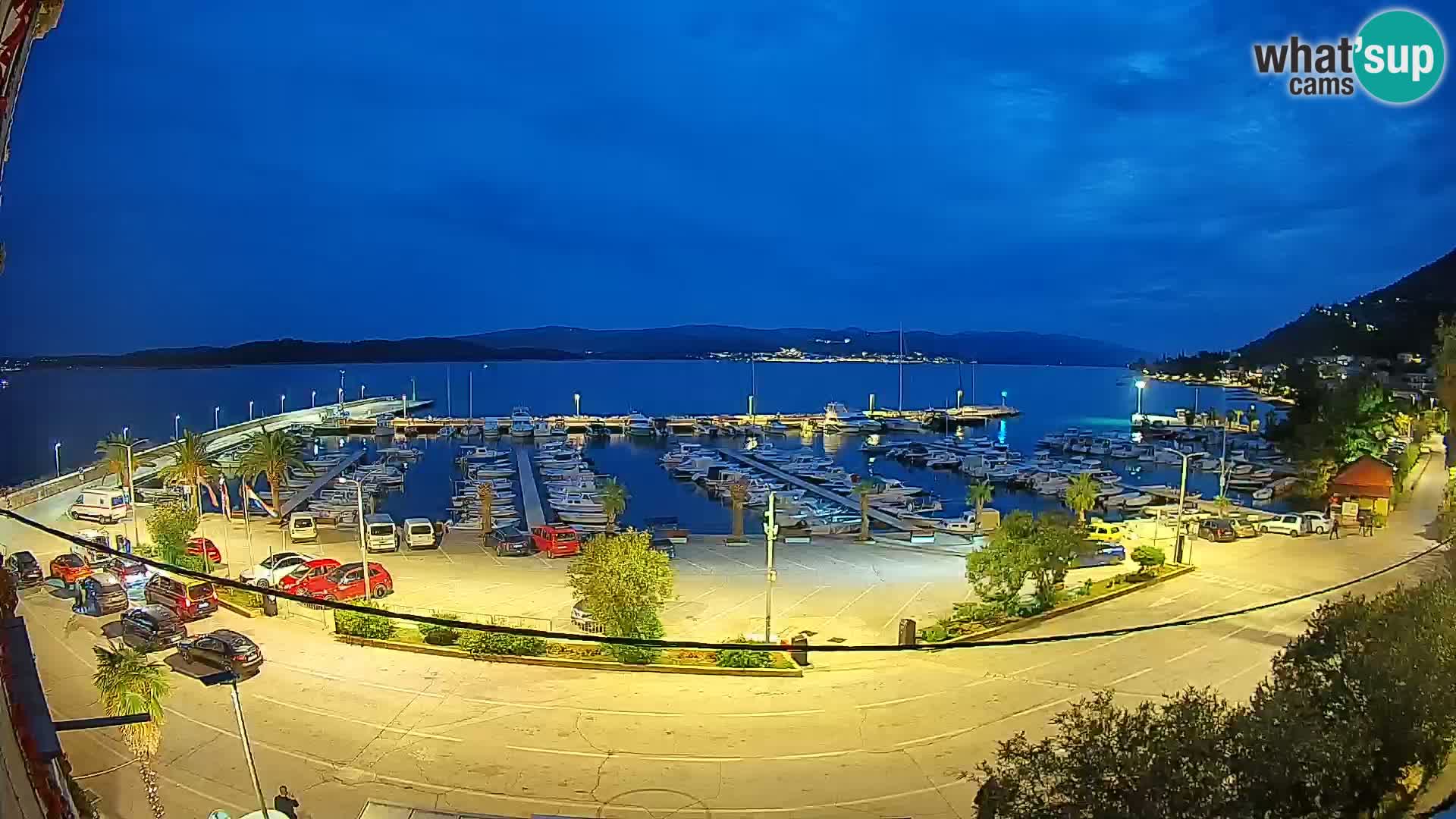 Webcam Orebić Riva – Ferry vers Korčula en direct