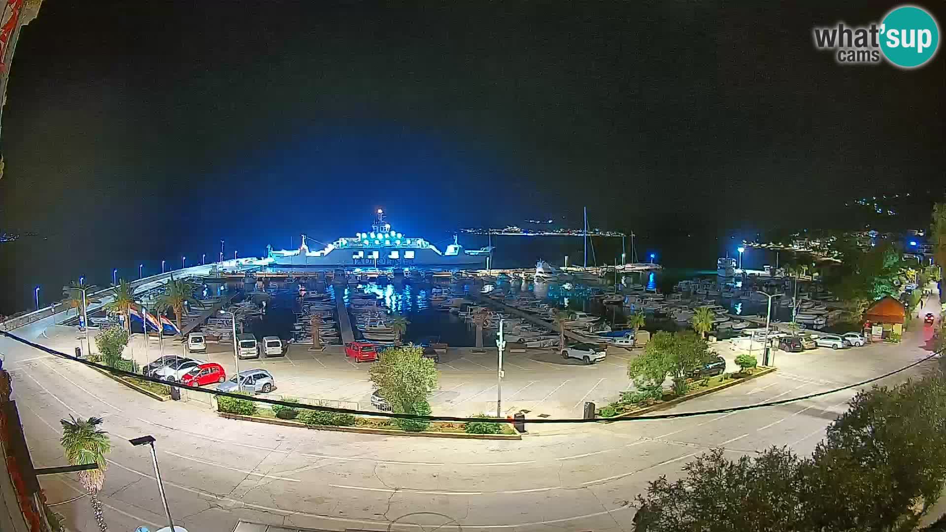 Webcam Orebić Riva – Ferry vers Korčula en direct