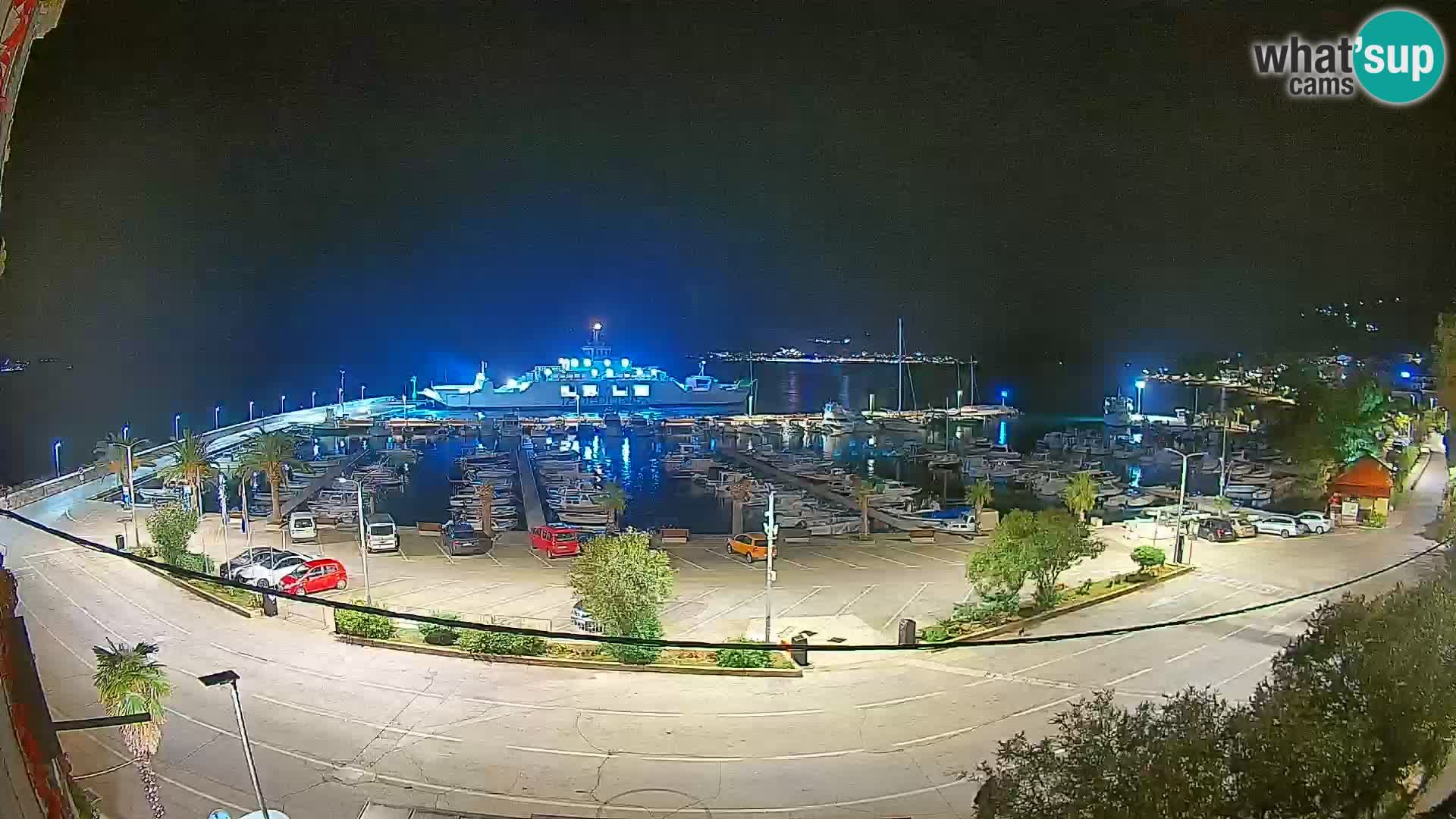 Webcam Orebić Riva – Ferry to Korčula Live