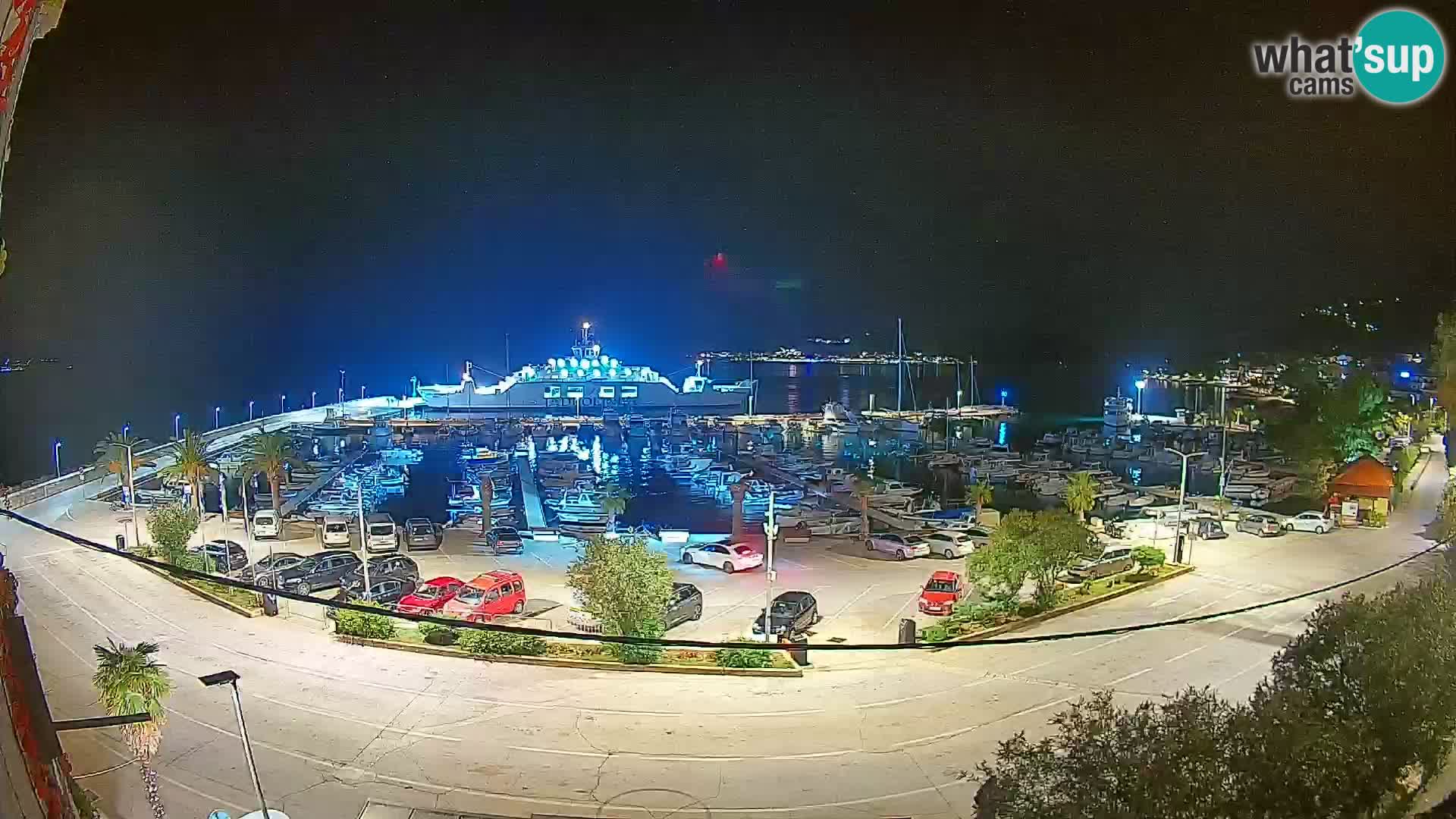 Webcam Orebić Riva – Ferry to Korčula Live