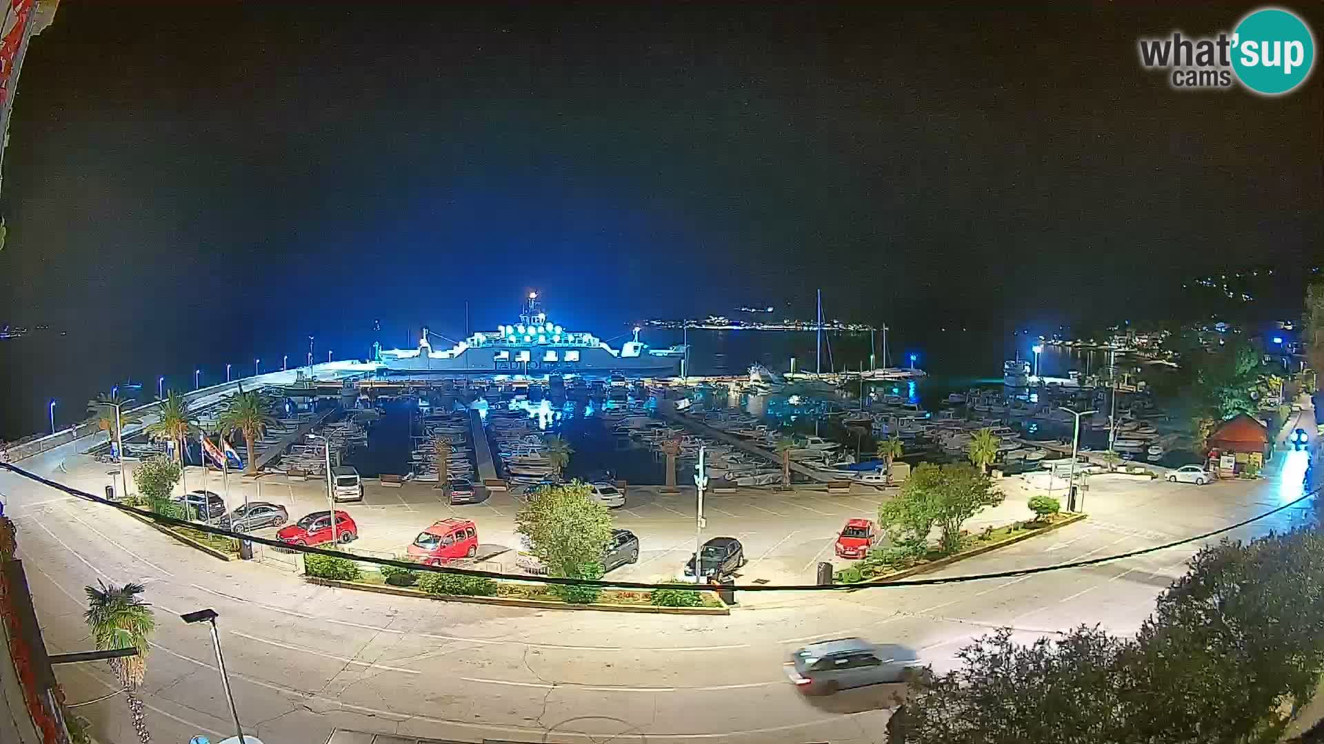 Webcam Orebić Uferpromenade – Fähre nach Korčula Live