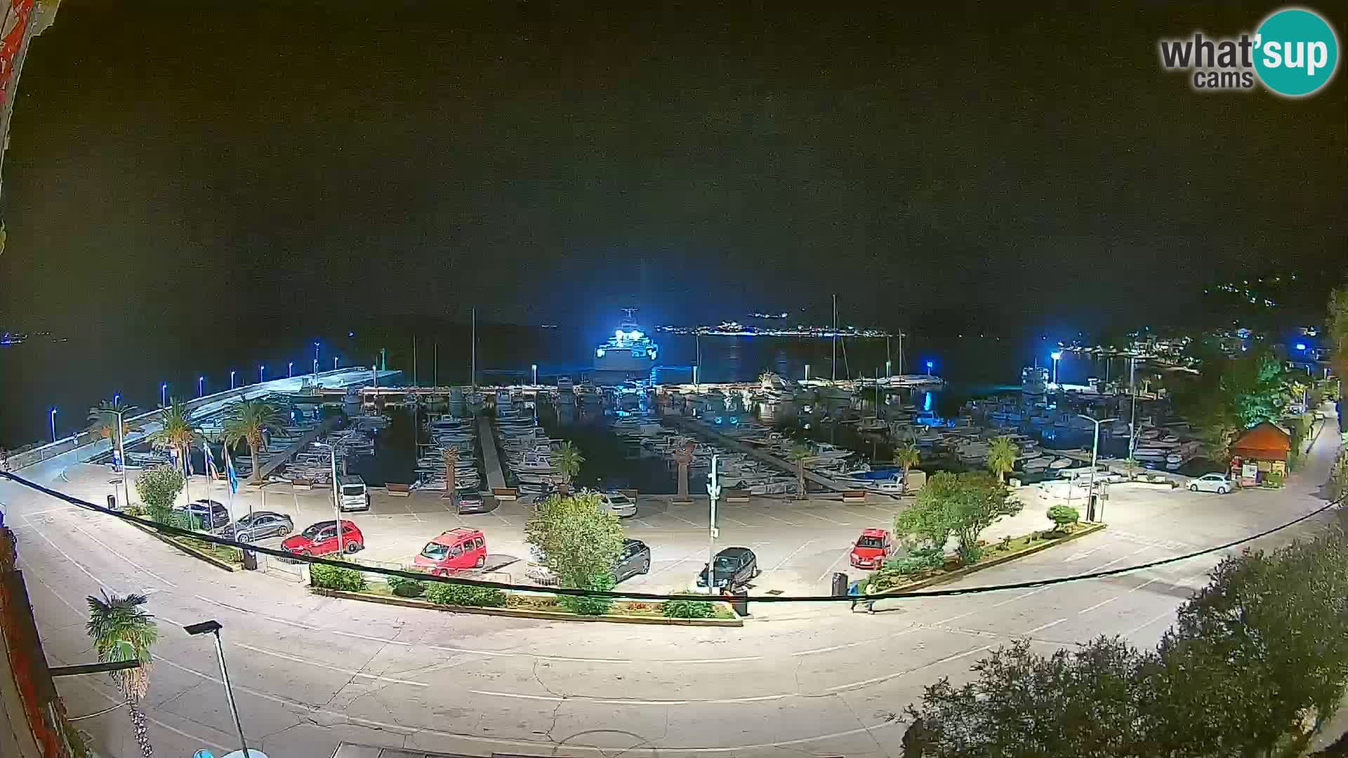 Webcam Orebić Uferpromenade – Fähre nach Korčula Live