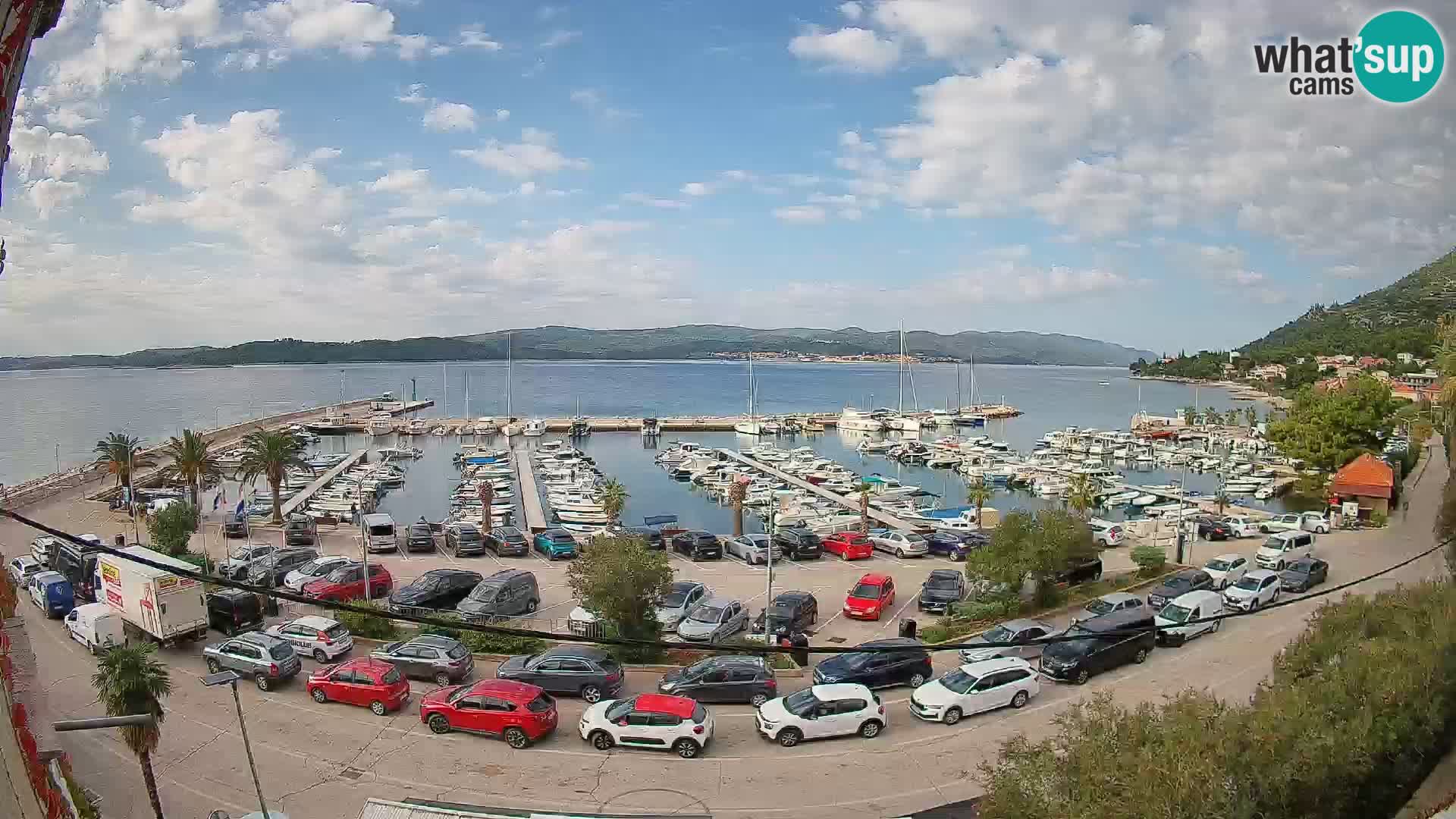 Webcam Orebić Riva – Ferry to Korčula Live