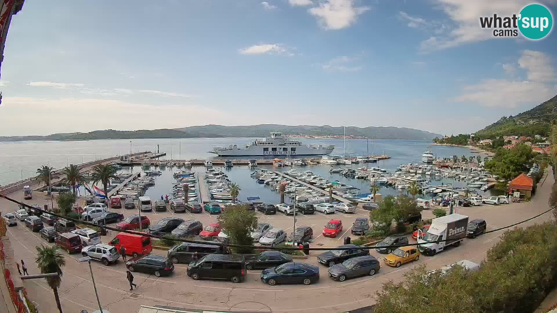 Webcam Sabbioncello Riva – Traghetto per Curzola in diretta