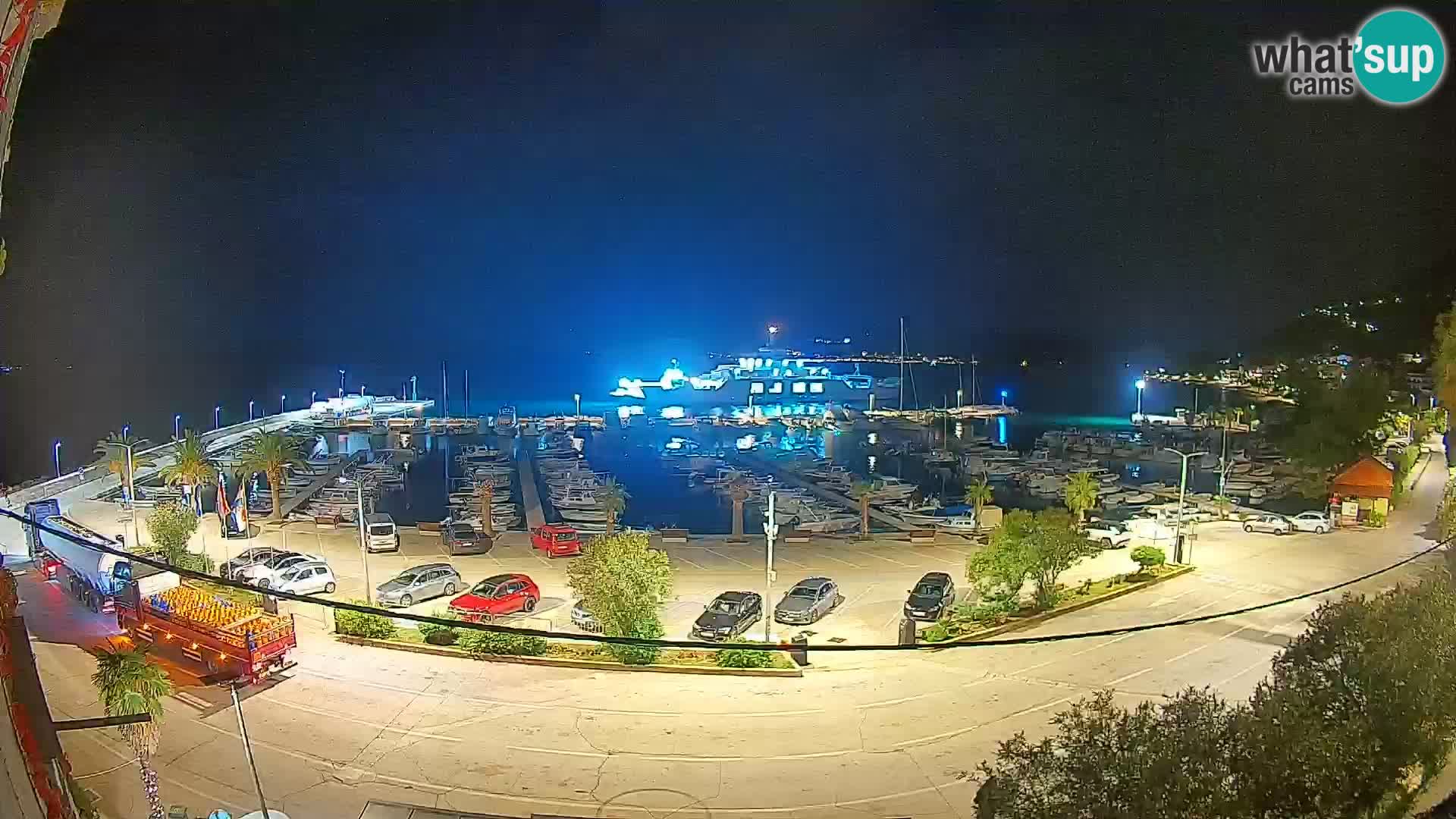 Webcam Orebić Uferpromenade – Fähre nach Korčula Live