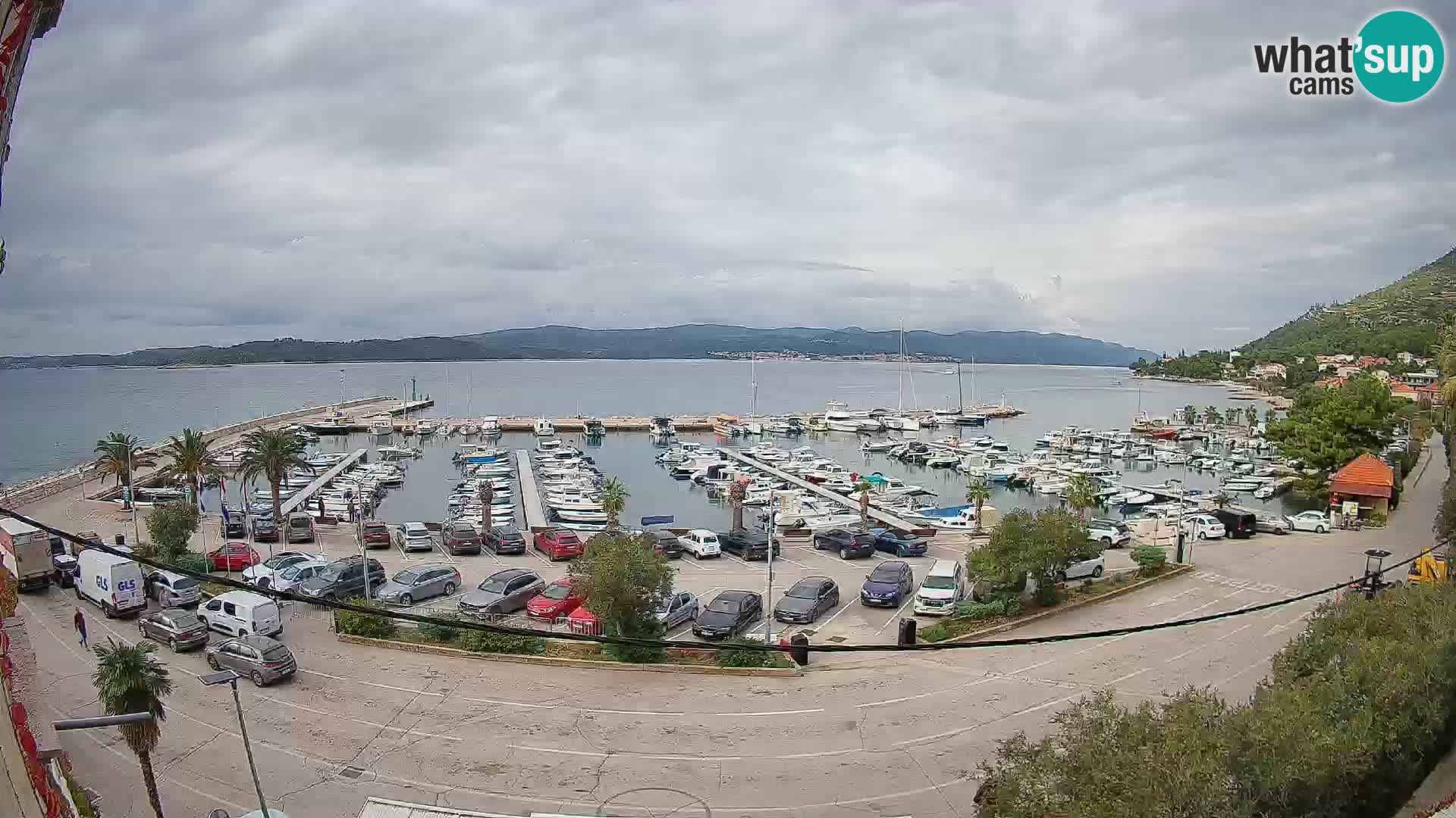Webcam Orebić Riva – Ferry to Korčula Live