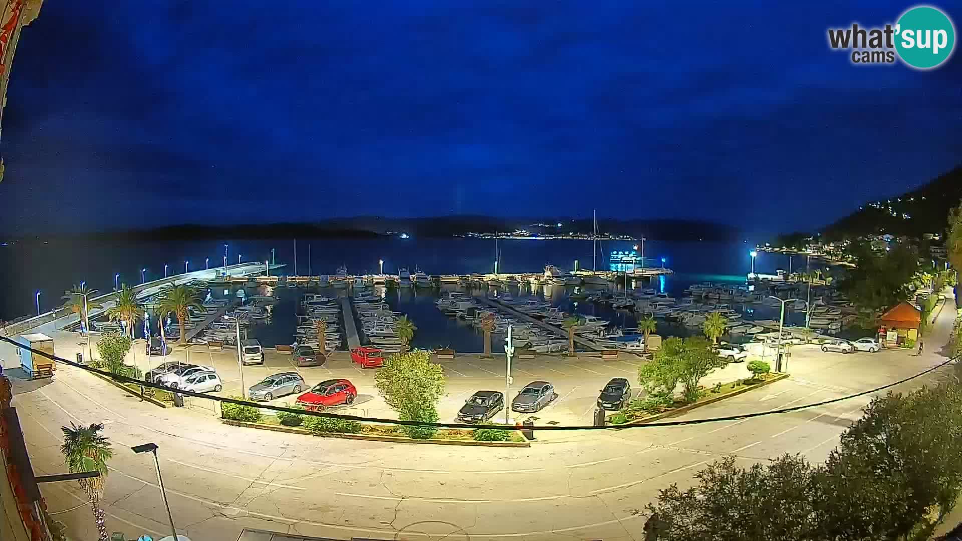 Webcam Orebić Uferpromenade – Fähre nach Korčula Live