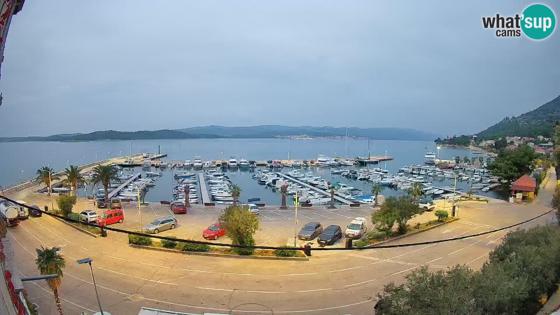Webcam Orebić Riva – Ferry vers Korčula en direct