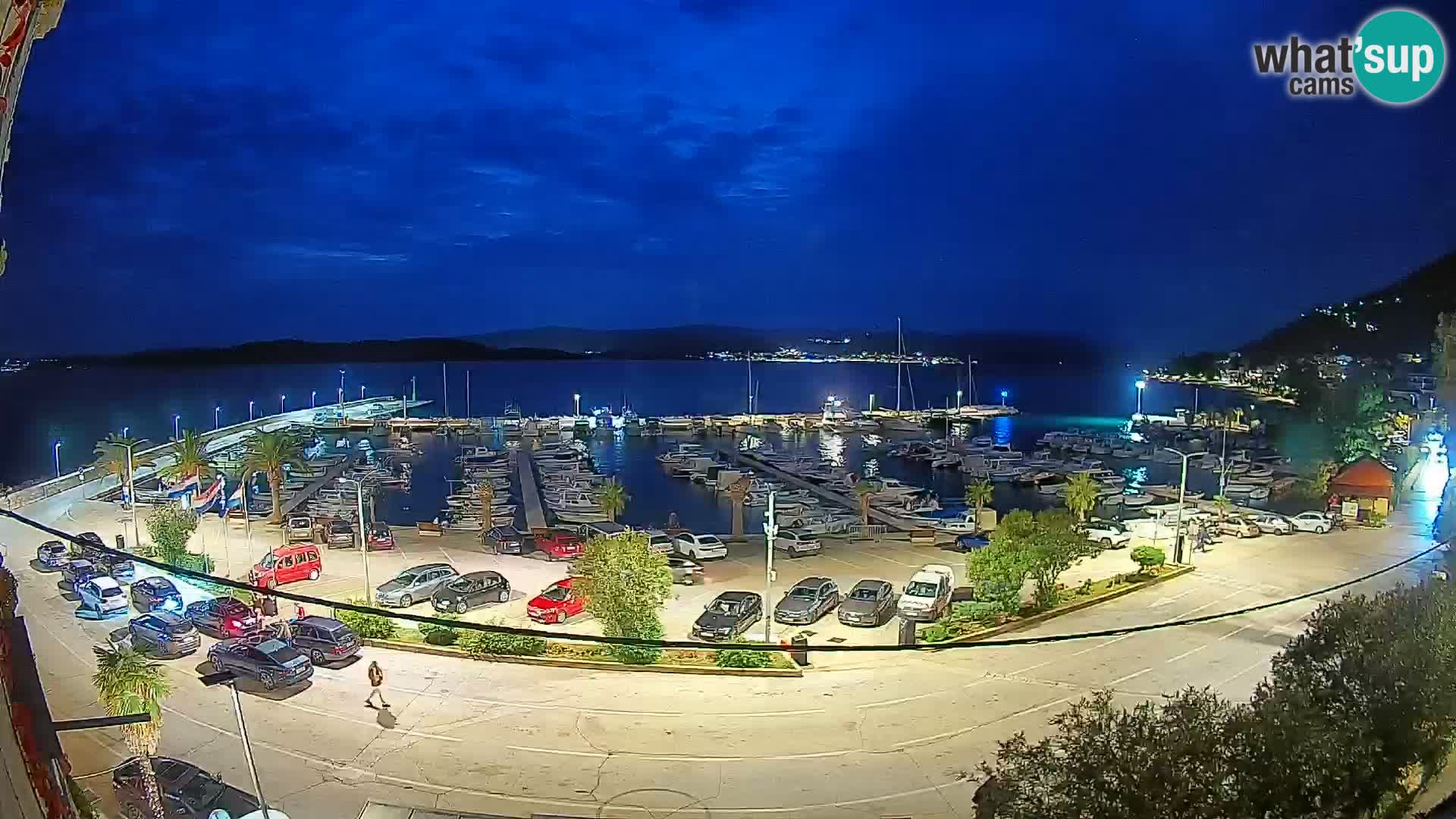 Spletna kamera Orebić Riva – Trajekt za Korčulo v živo