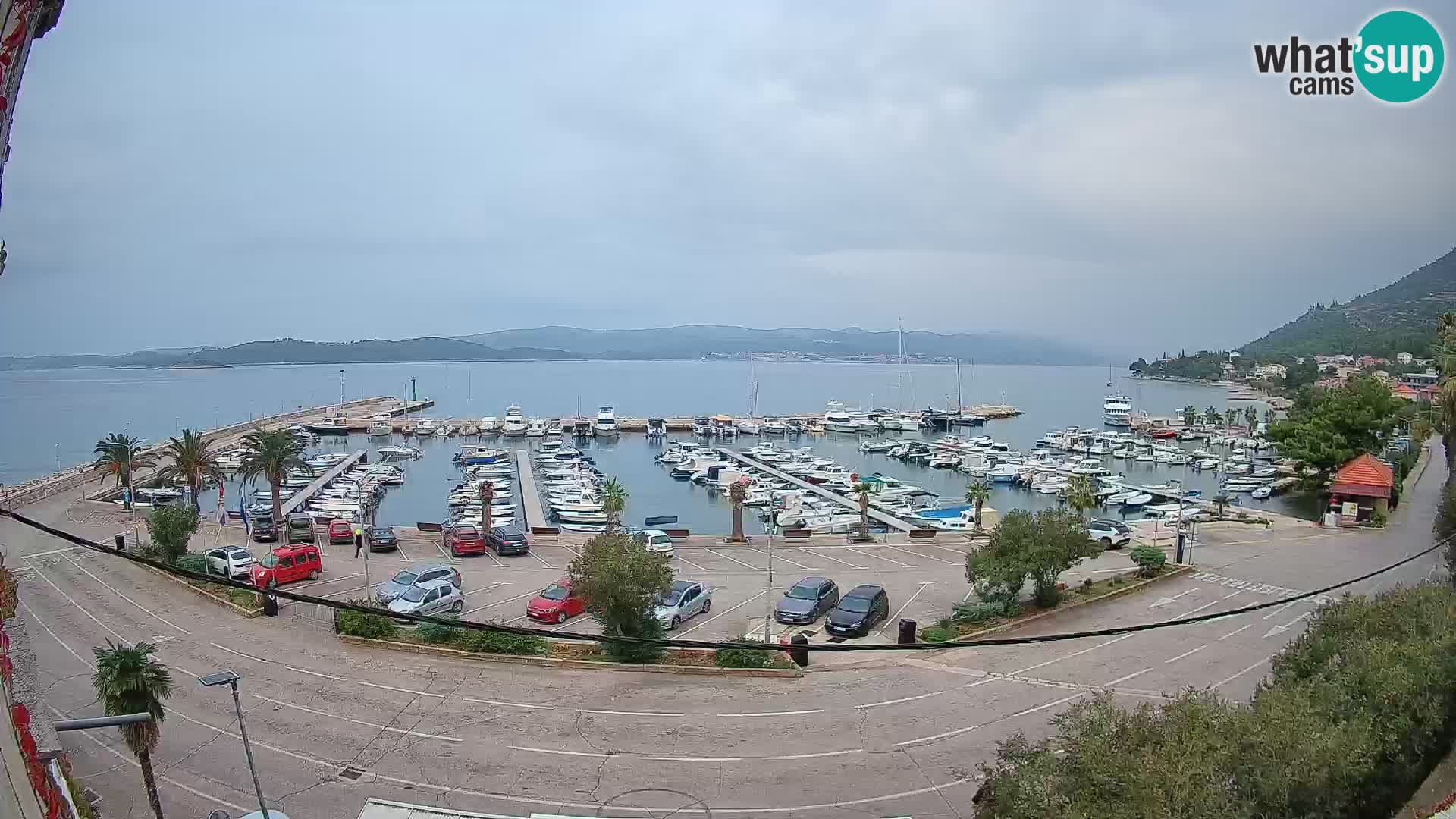 Webcam Orebić Riva – Ferry vers Korčula en direct