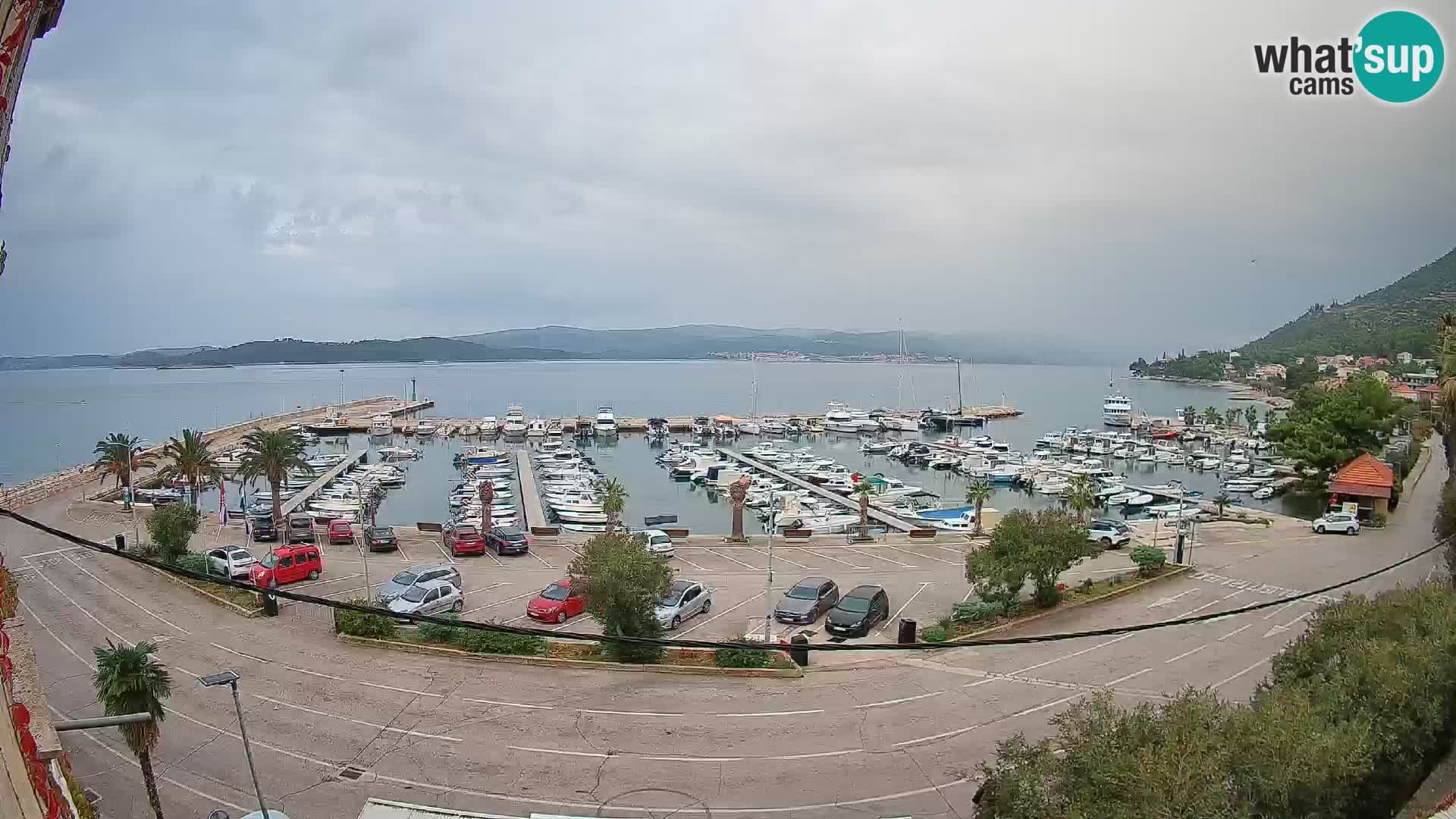 Webcam Orebić Riva – Ferry a Korčula en vivo