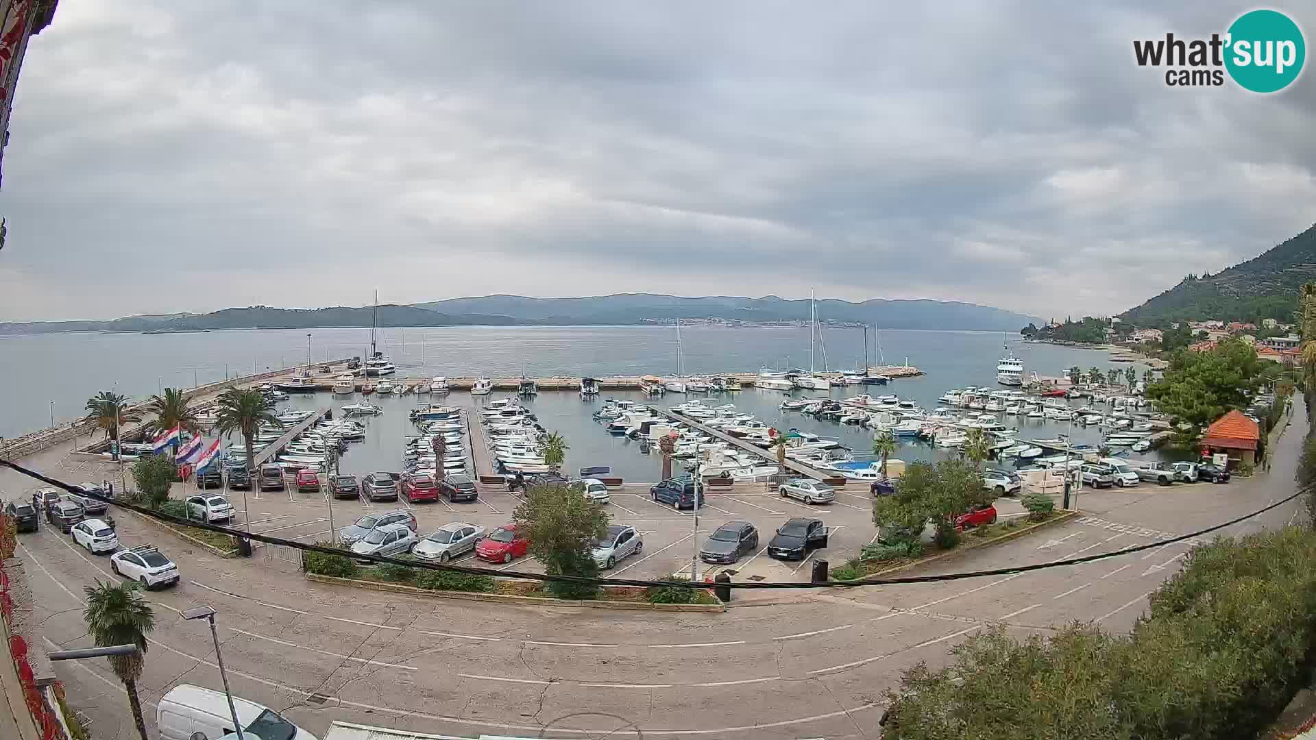 Webcam Orebić Riva – Ferry to Korčula Live