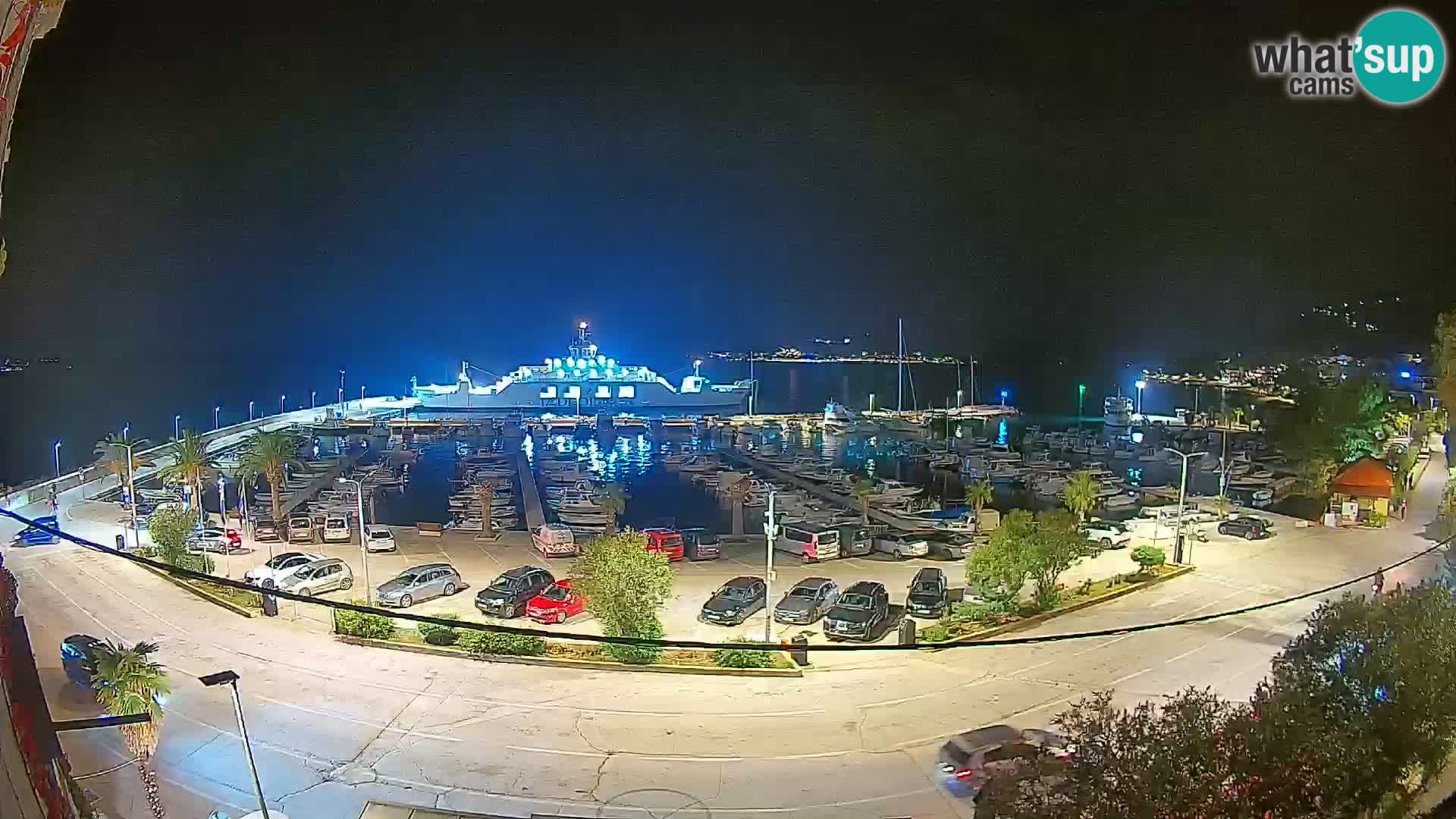 Webcam Orebić Riva – Ferry a Korčula en vivo