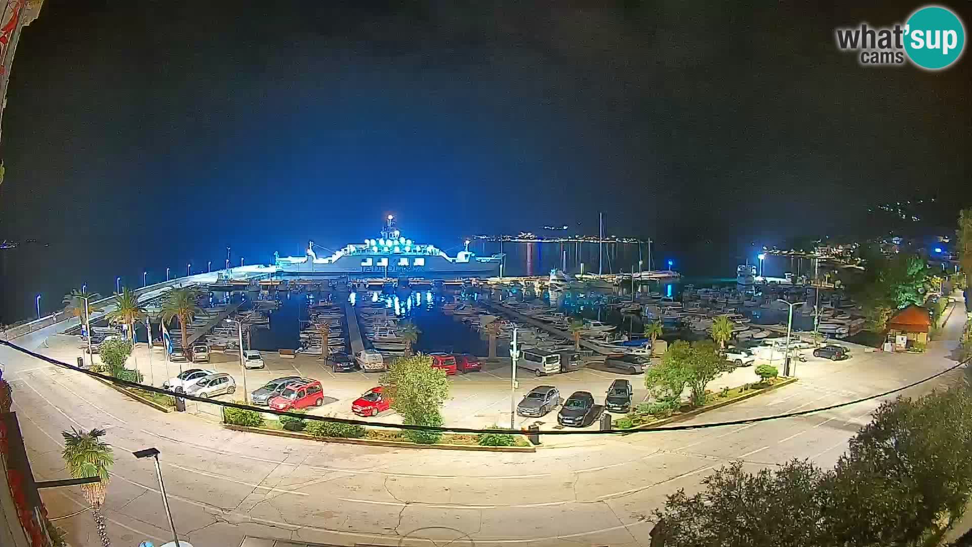 Webcam Orebić Riva – Ferry vers Korčula en direct