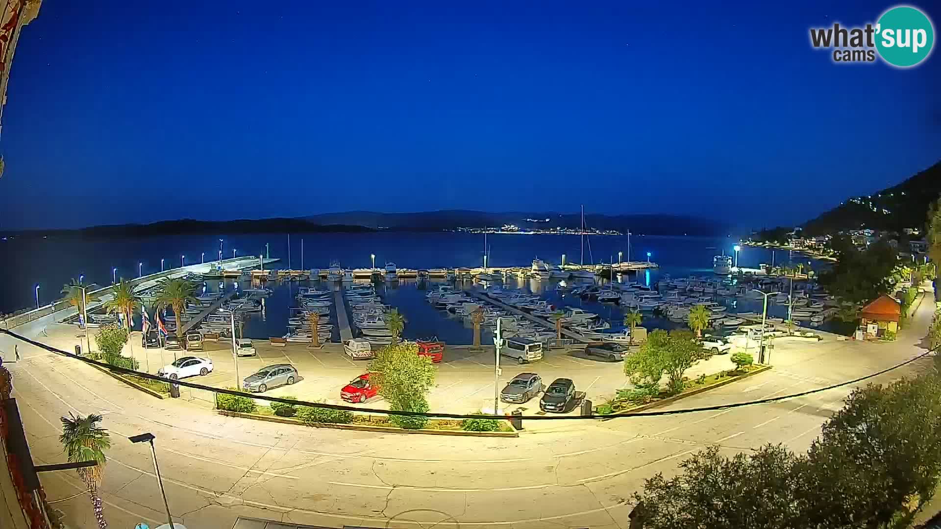 Spletna kamera Orebić Riva – Trajekt za Korčulo v živo