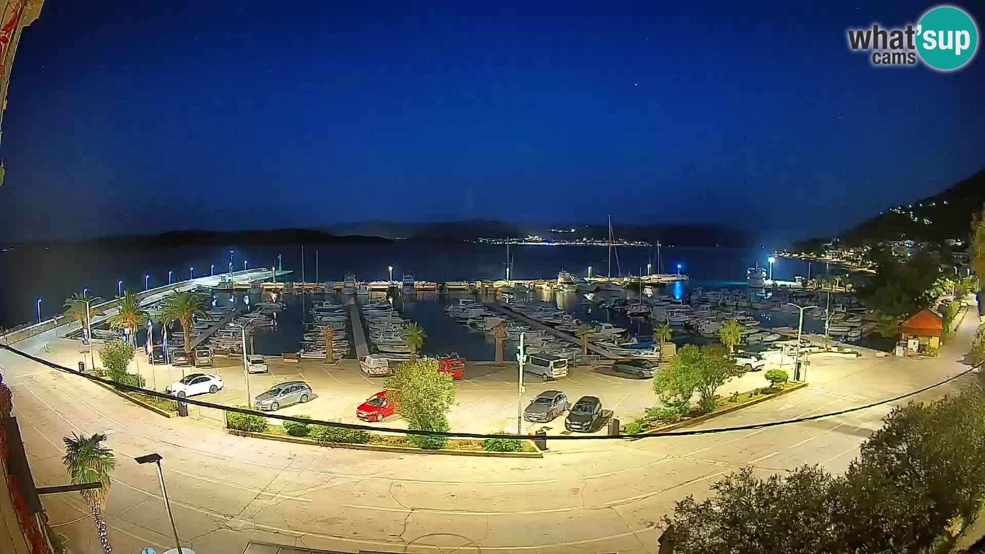 Spletna kamera Orebić Riva – Trajekt za Korčulo v živo