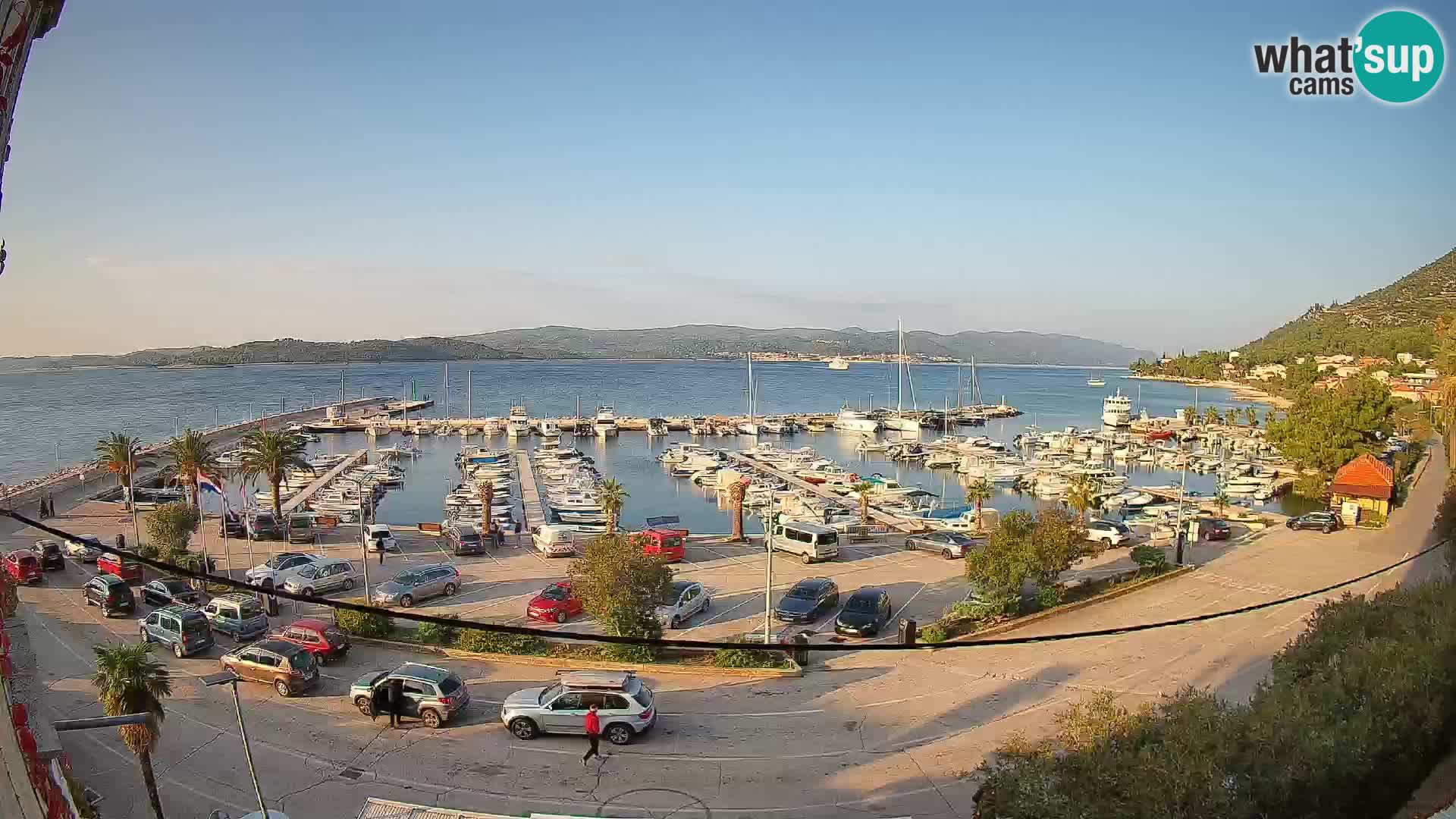 Webcam Orebić Riva – Ferry to Korčula Live