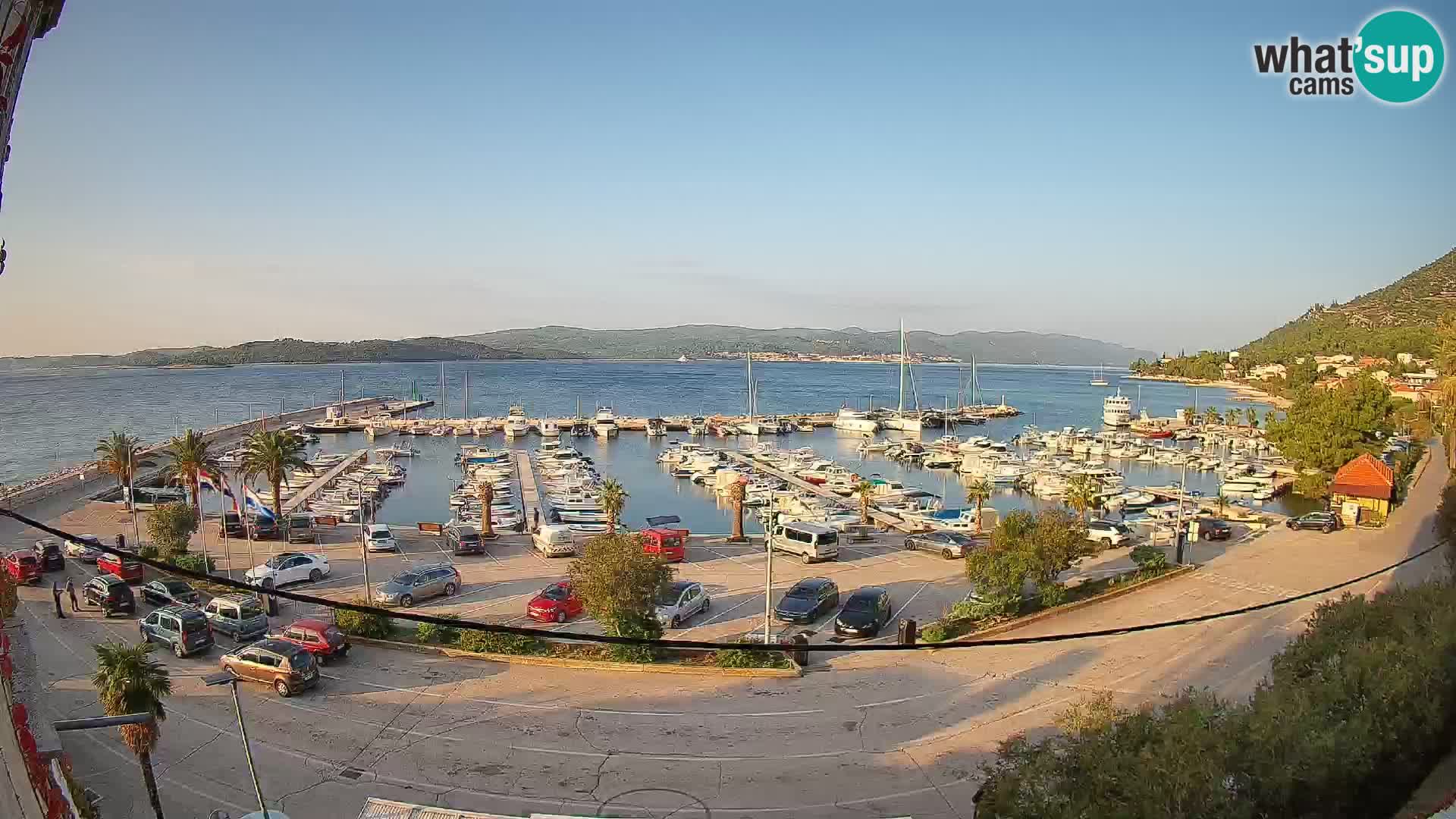 Webcam Orebić Riva – Ferry to Korčula Live