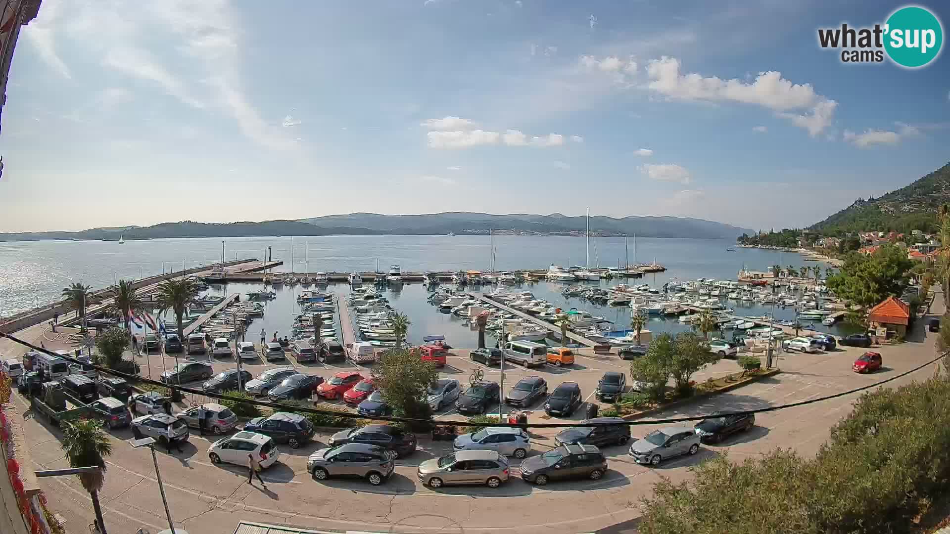 Web kamera Orebić Riva – Trajekt za Korčulu uživo