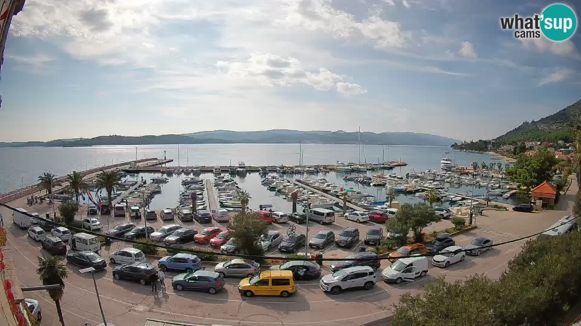 Web kamera Orebić Riva – Trajekt za Korčulu uživo