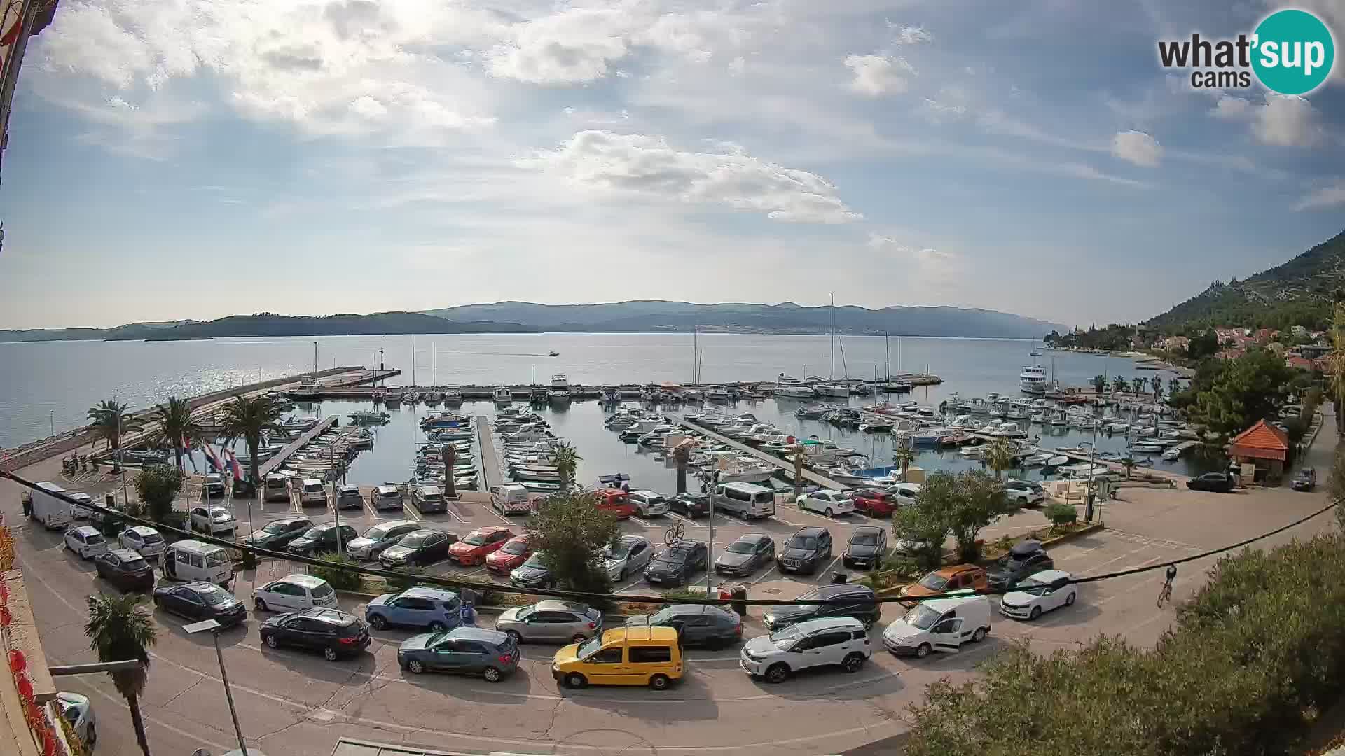 Webcam Orebić Riva – Ferry to Korčula Live