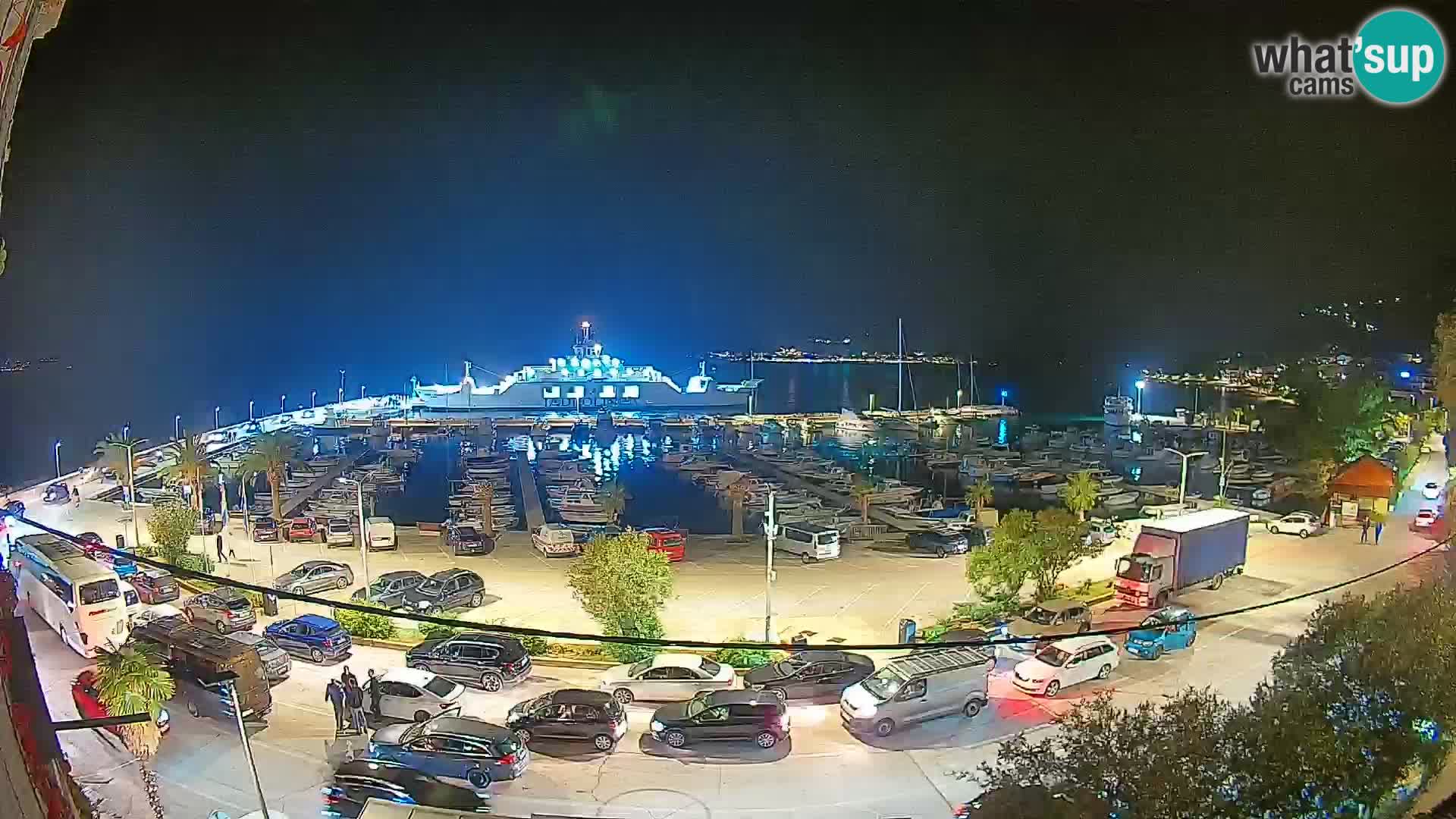 Webcam Orebić Riva – Ferry to Korčula Live