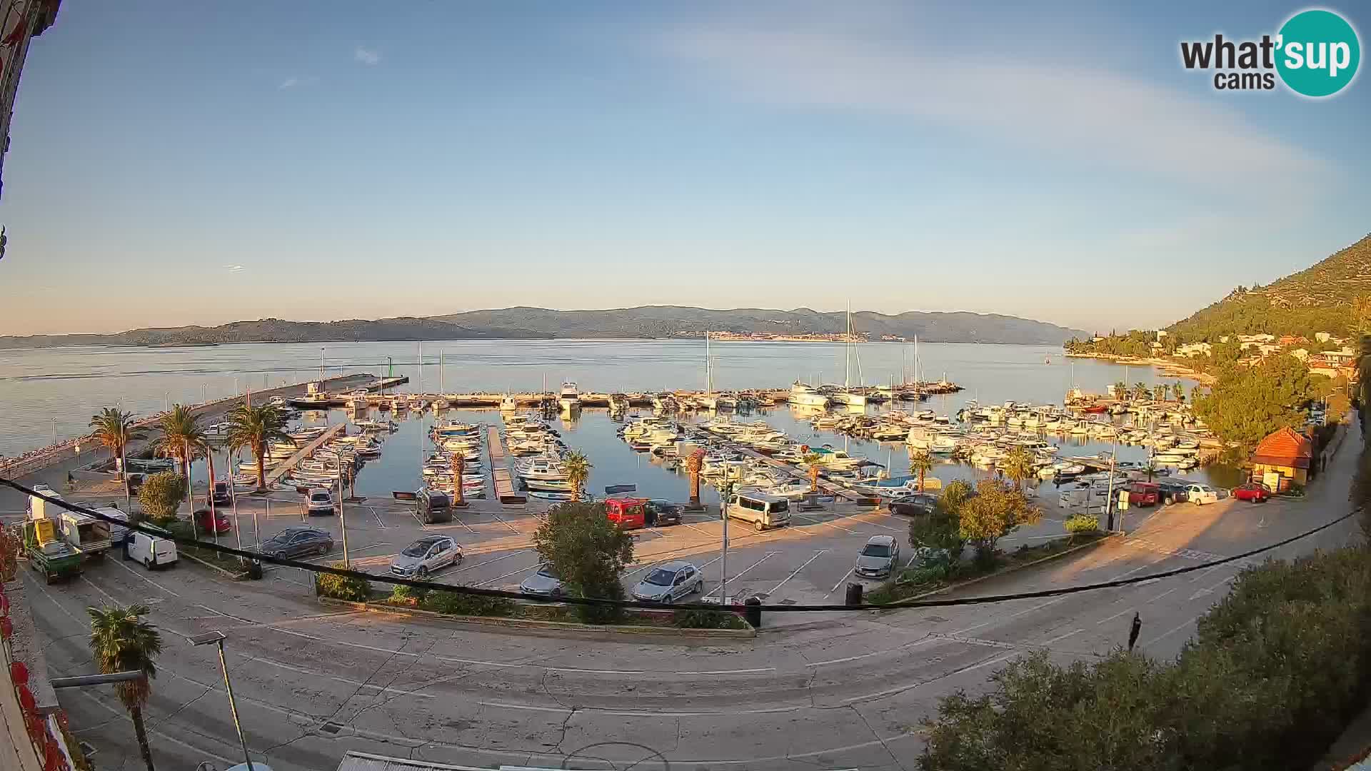 Webcam Orebić Riva – Ferry vers Korčula en direct