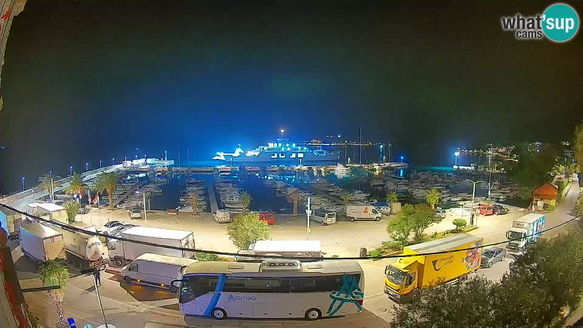 Webcam Orebić Riva – Ferry to Korčula Live