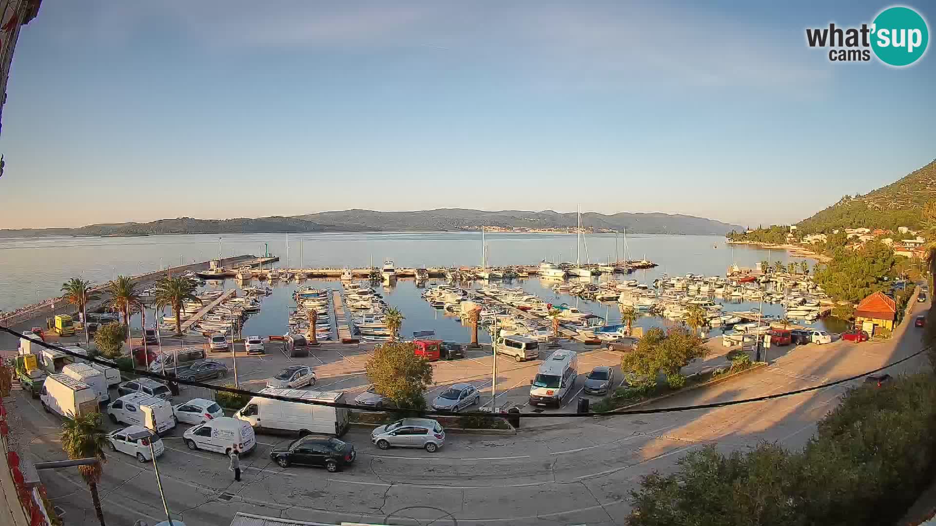 Webcam Orebić Riva – Ferry vers Korčula en direct
